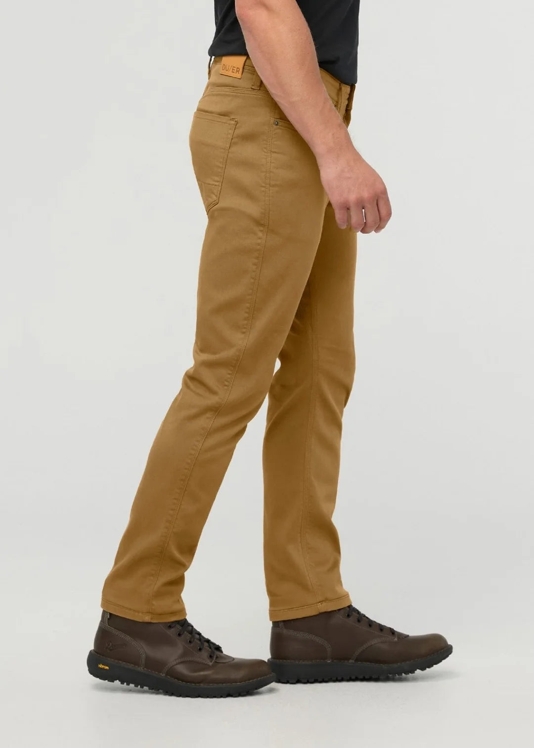 Duer - No Sweat Athletic Taper in Caramel