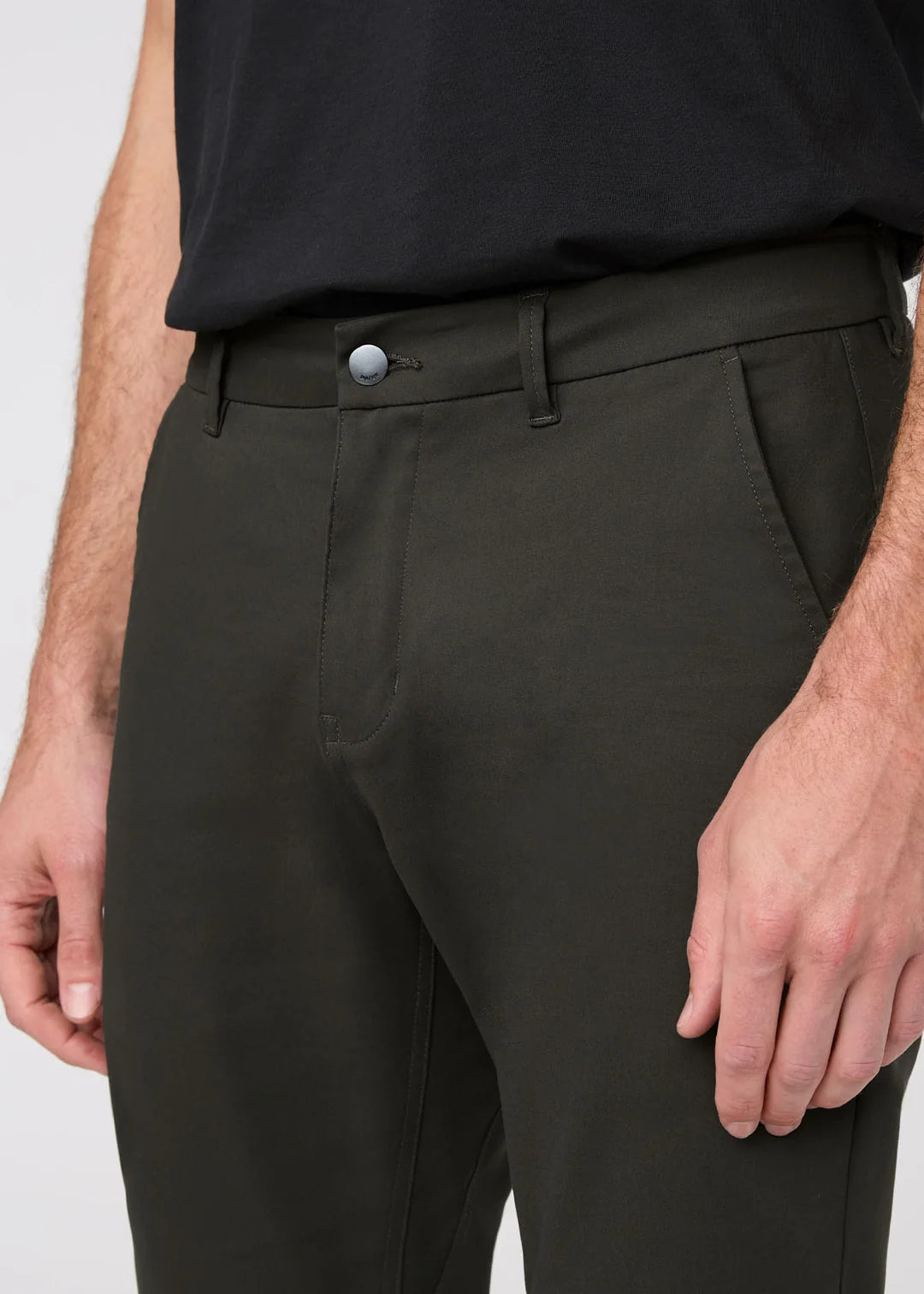 Duer - NuStretch Slim Straight Trouser in Evergreen