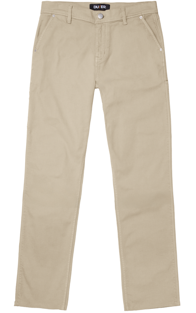 Duer - Canvas Carpenter Pant in Garment Dye Sand