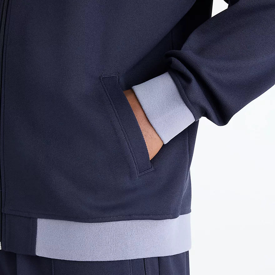 New Balance - Sport Legacy Pique Jacket In Dark Night