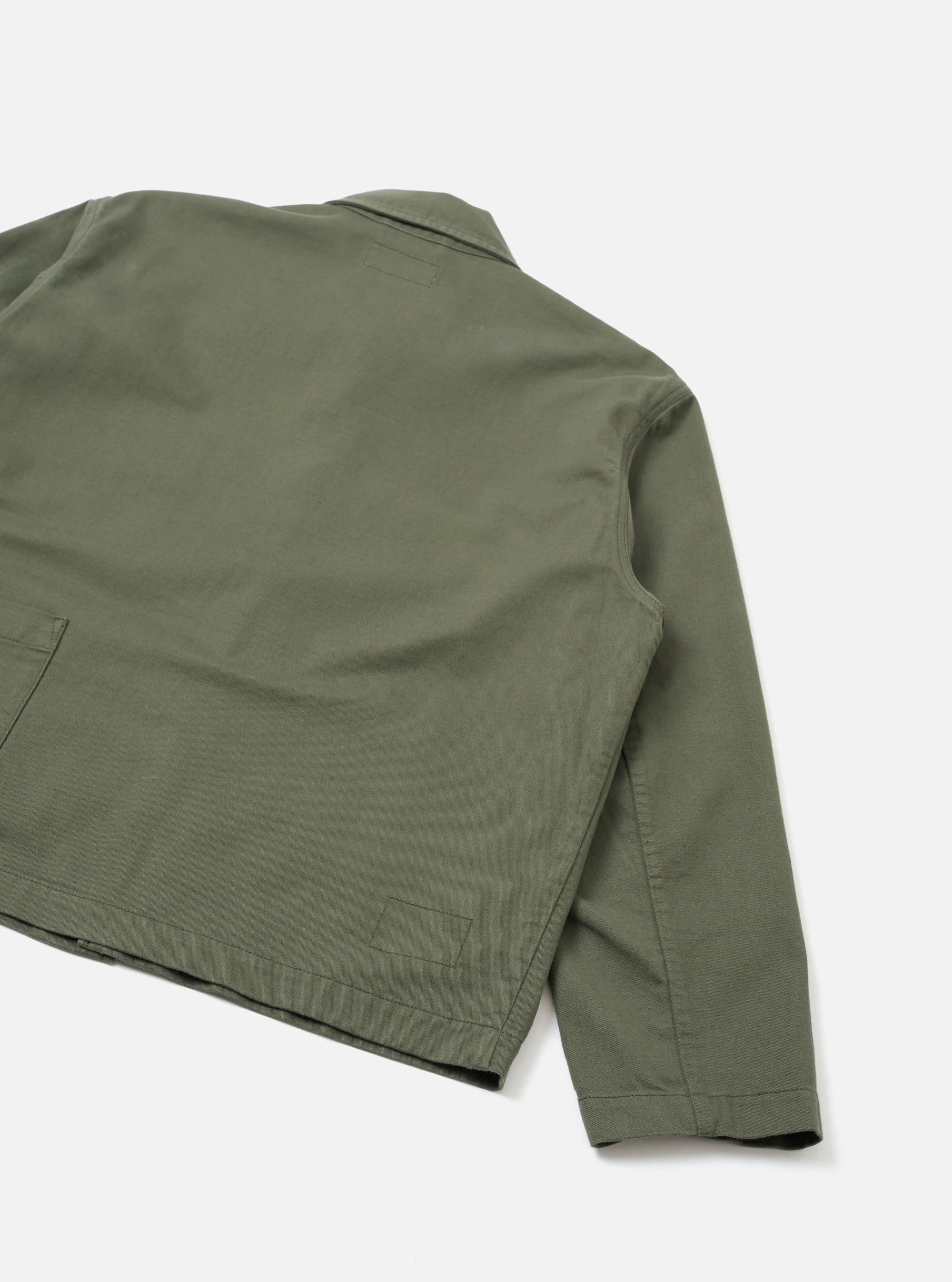 Universal Works - Ives Jacket in Olive Slub Sateen