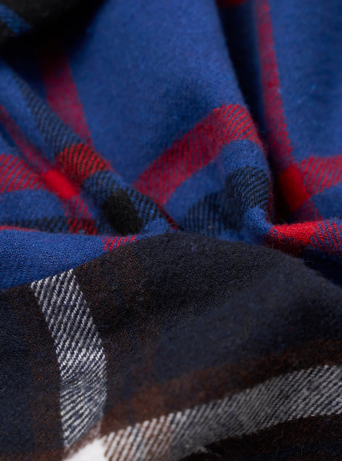 Universal Works - Lazy Day Shirt in Blue Patchwork Check