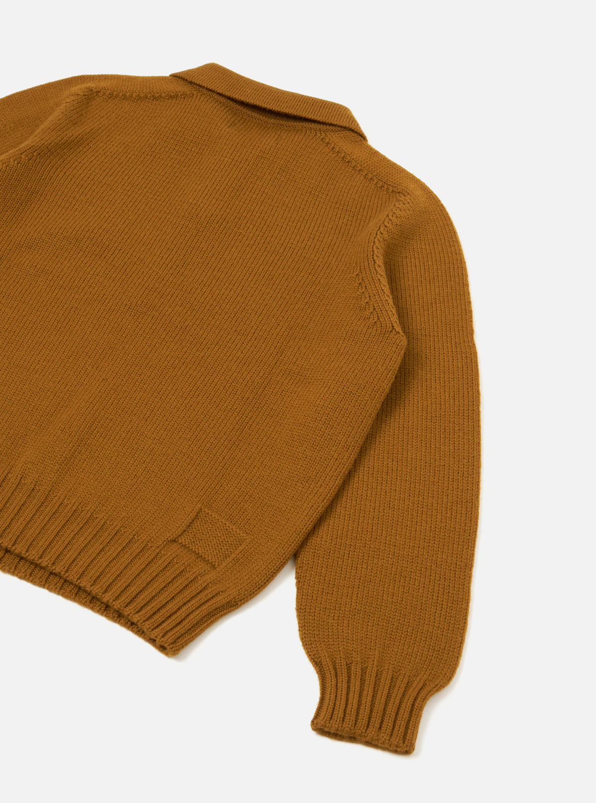 Universal Works - Curtis Sweater in Gold Shetland Wild