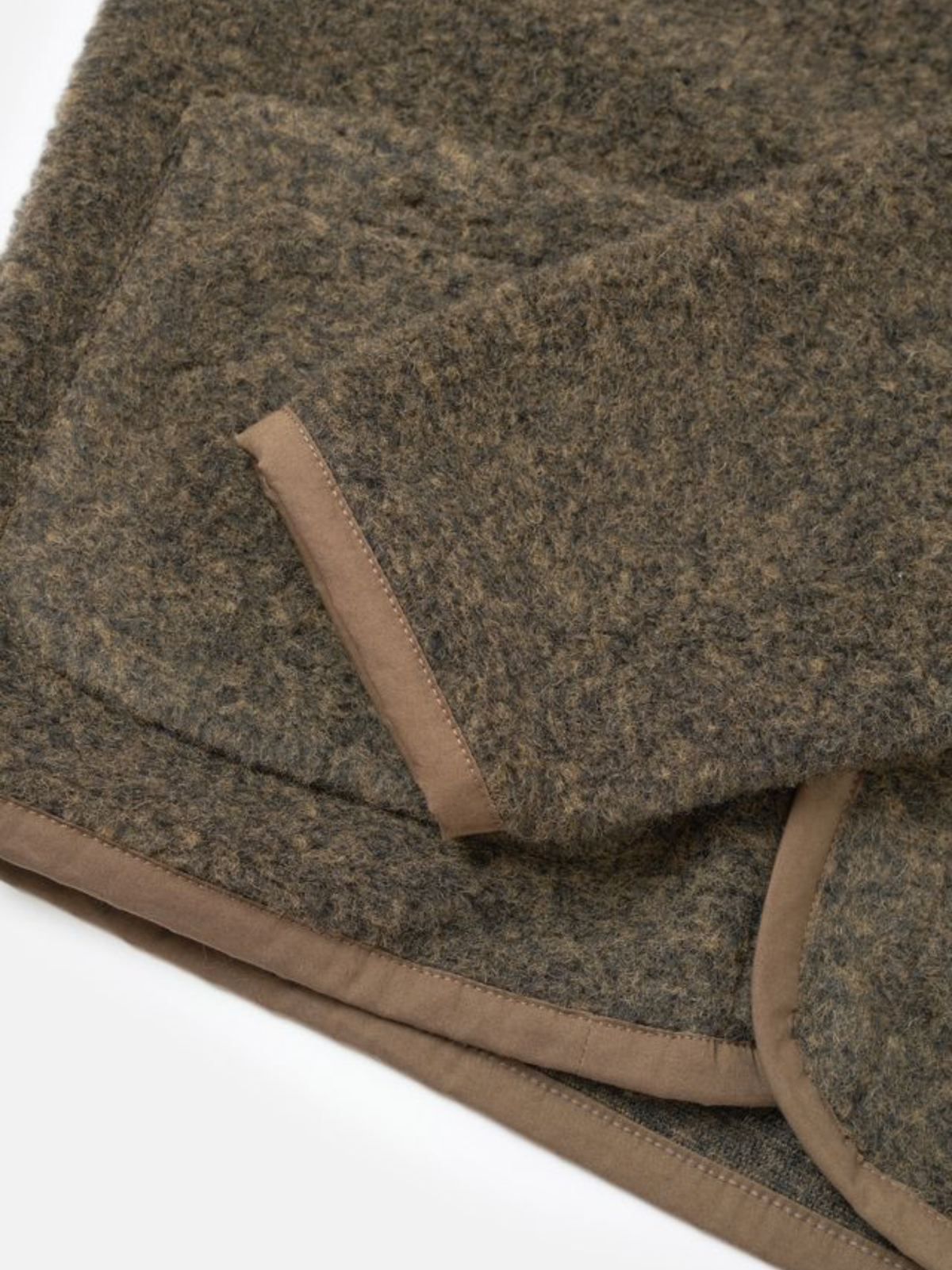 Universal Works - Lancaster Jacket in Brown Bouclet Fleece