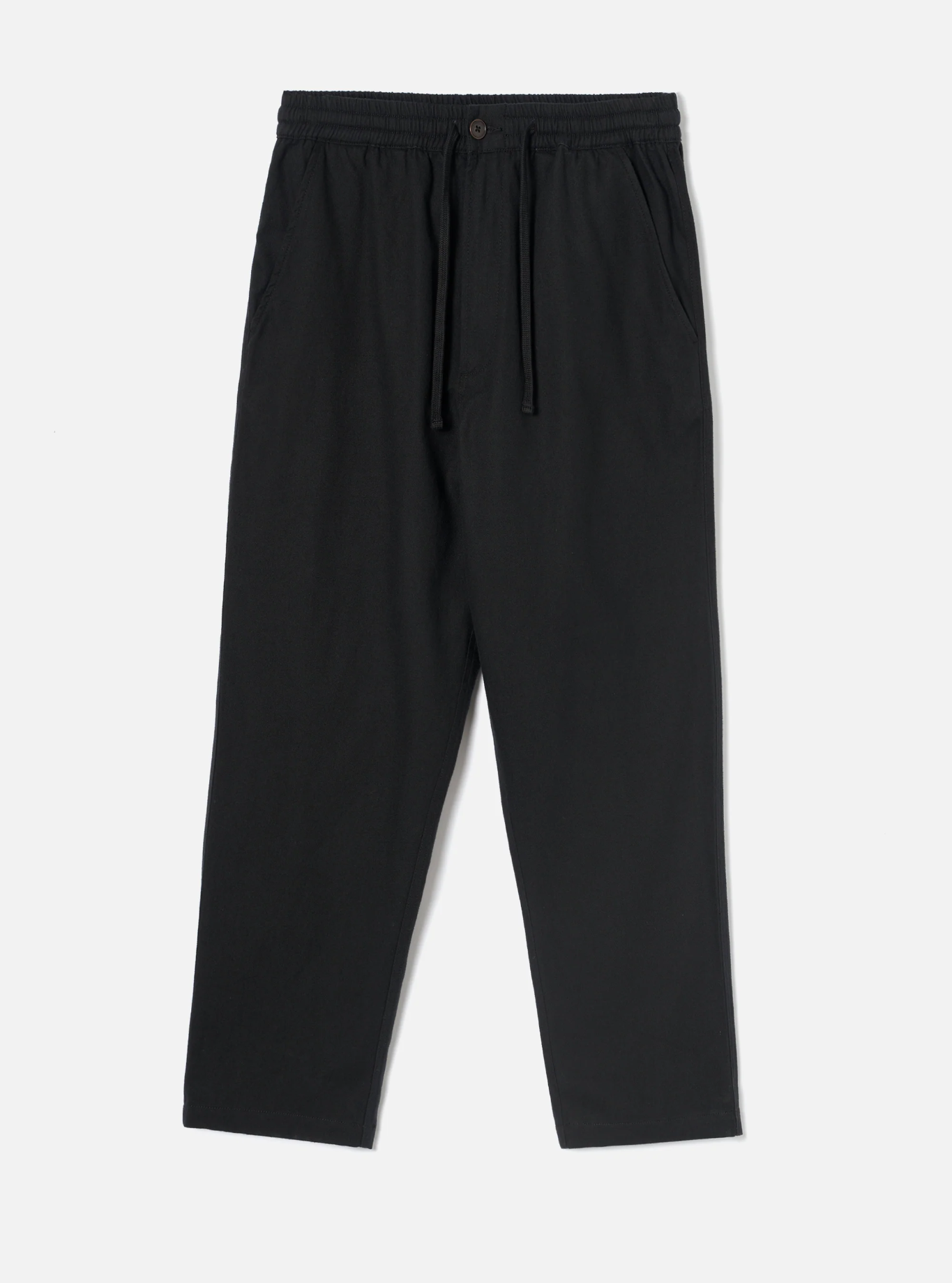 Universal Works - Hi Water Trouser in Black Brushed Moleskin