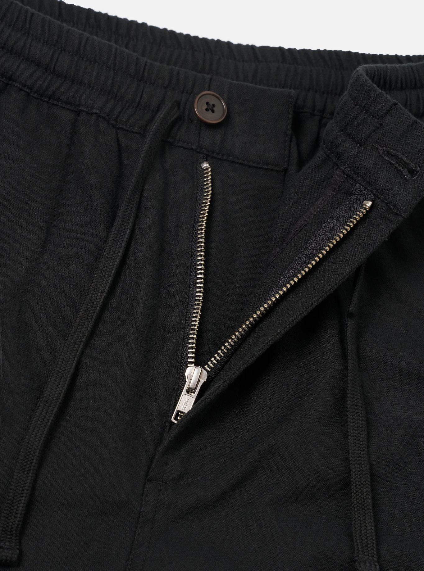 Universal Works - Hi Water Trouser in Black Brushed Moleskin