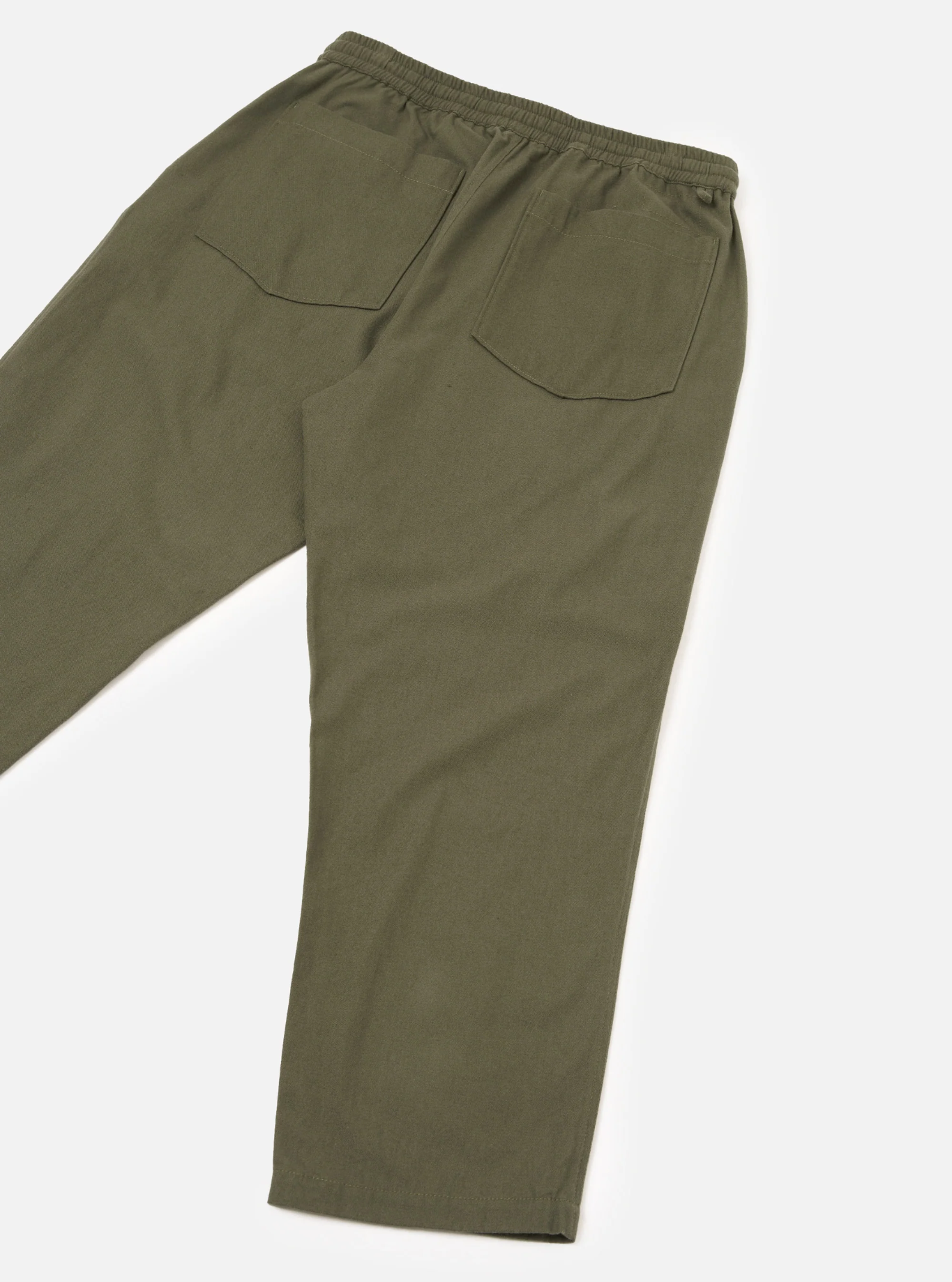 Universal Works - Hi Water Trouser in Olive Brushed Moleskin