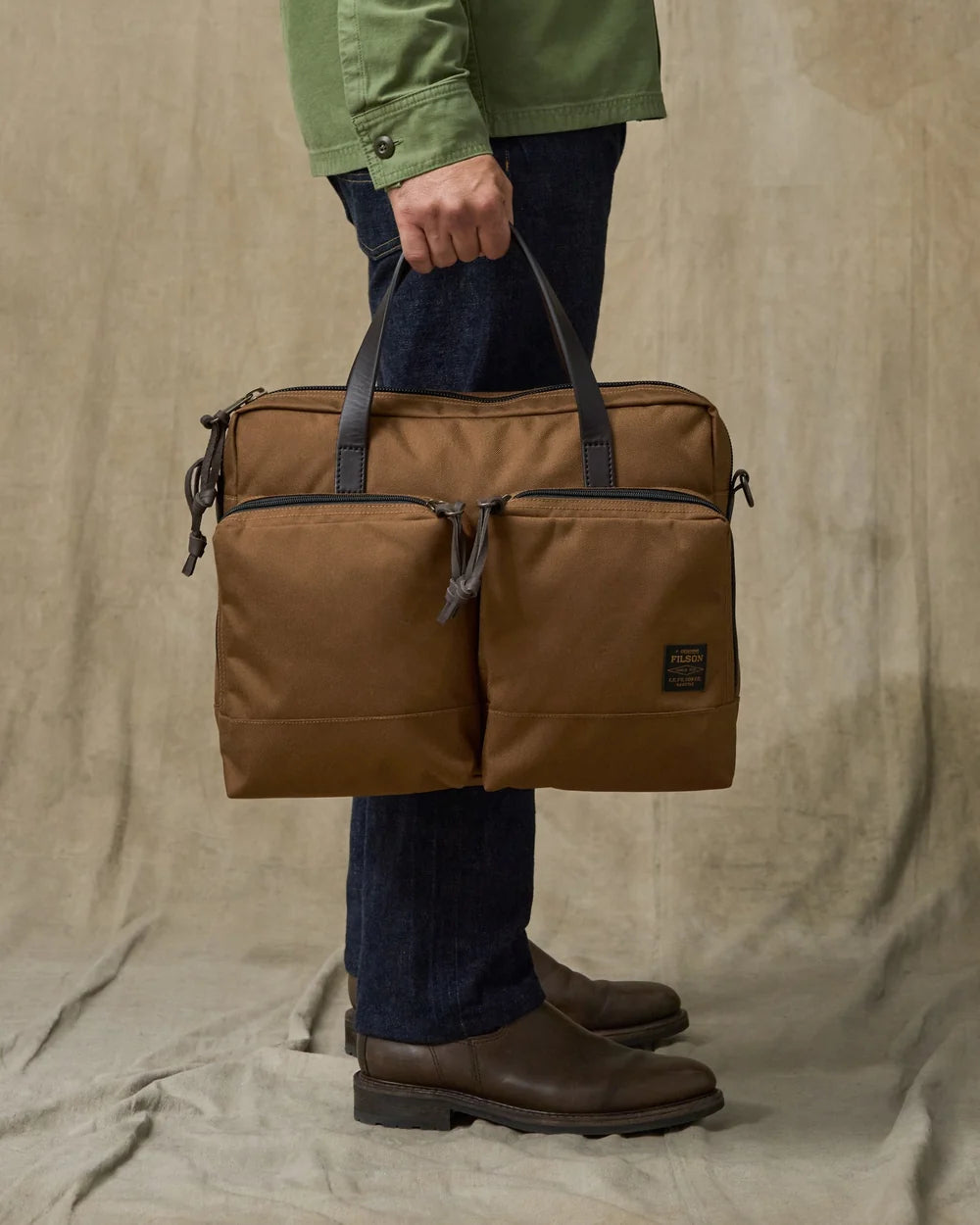 Filson - Dryden Briefcase in Whisky