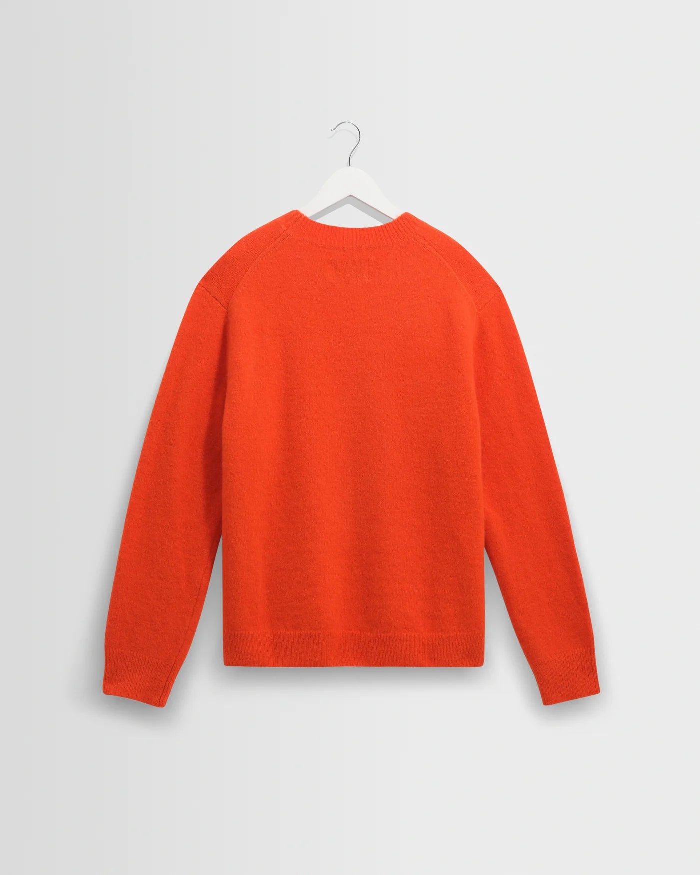 Wax London - Wilde Crewneck in Orange Fluffy Wool