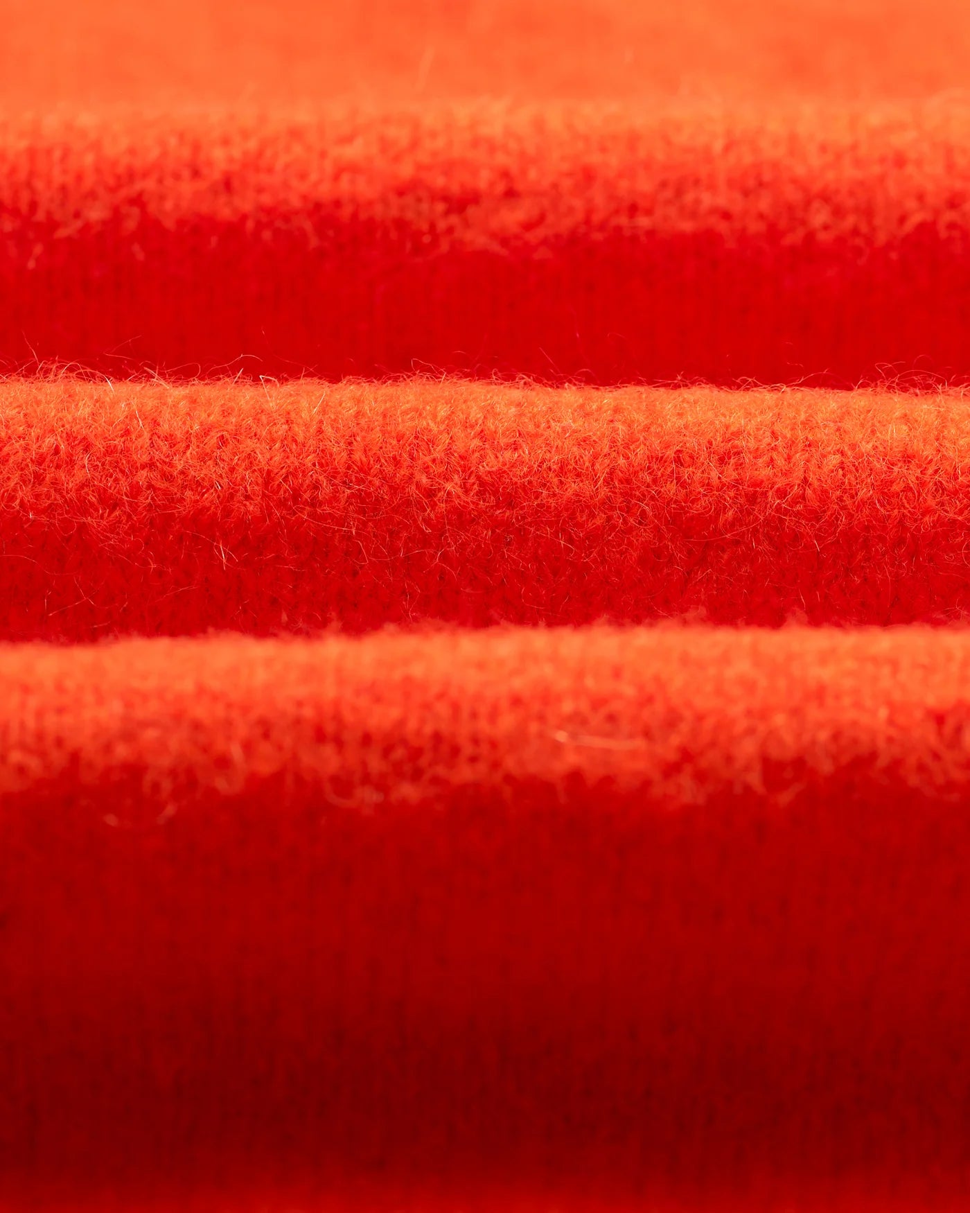 Wax London - Wilde Crewneck in Orange Fluffy Wool