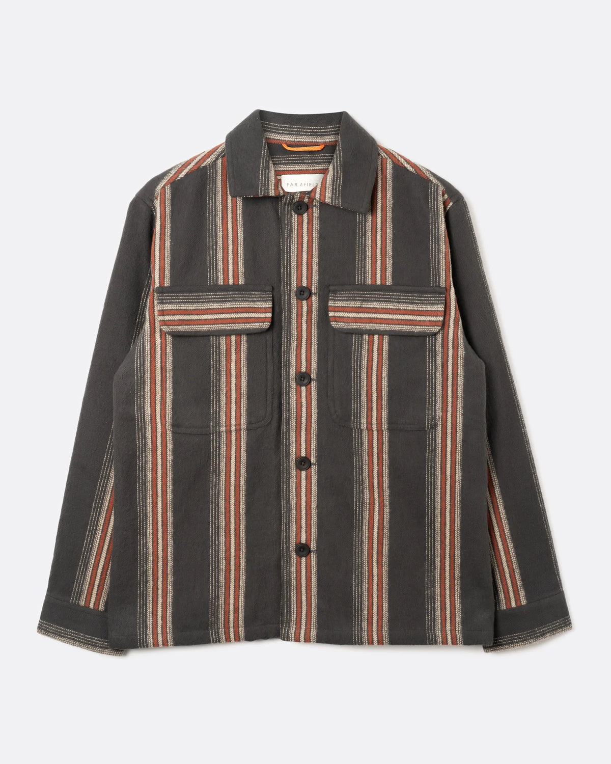 Far Afield - Normsk Jacket in Grey Yara Stripe