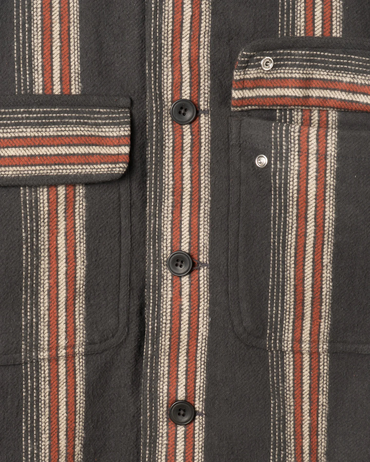 Far Afield - Normsk Jacket in Grey Yara Stripe