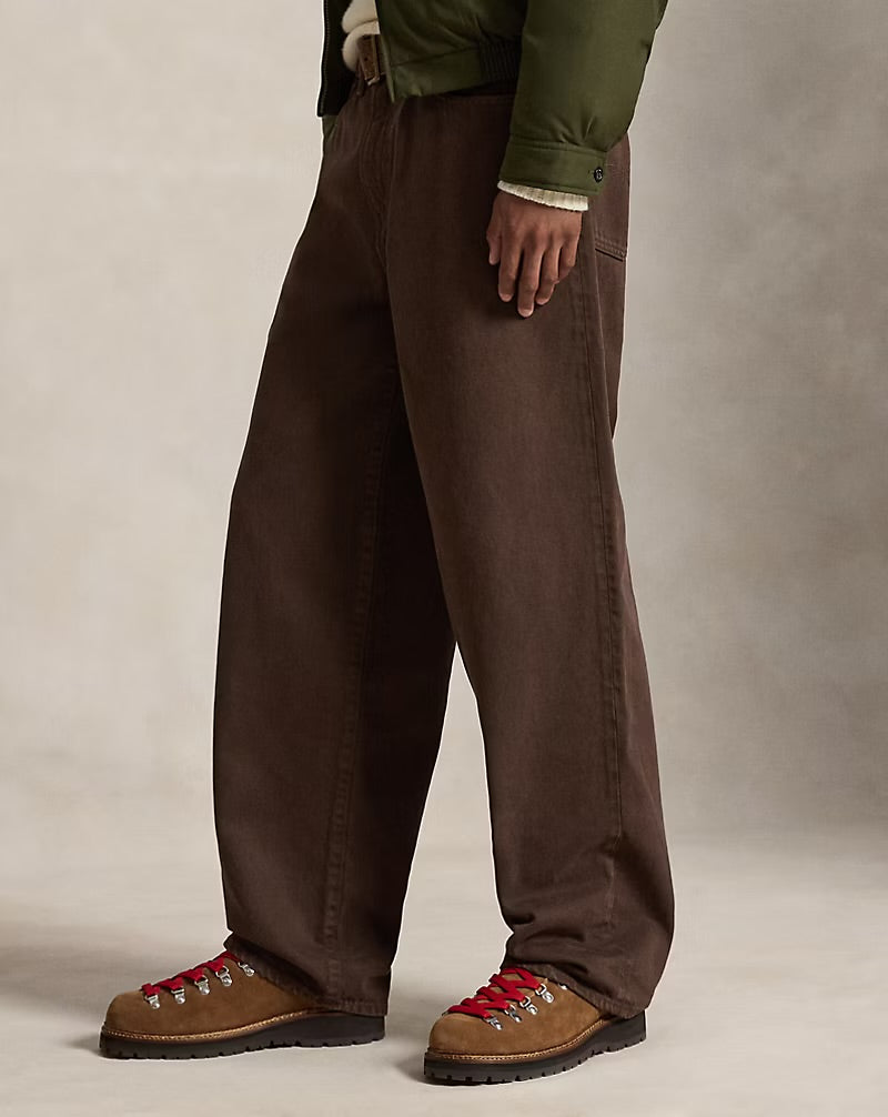 Polo Ralph Lauren - Rivington Relaxed Garment-Dyed Jean in Nutmeg Brown