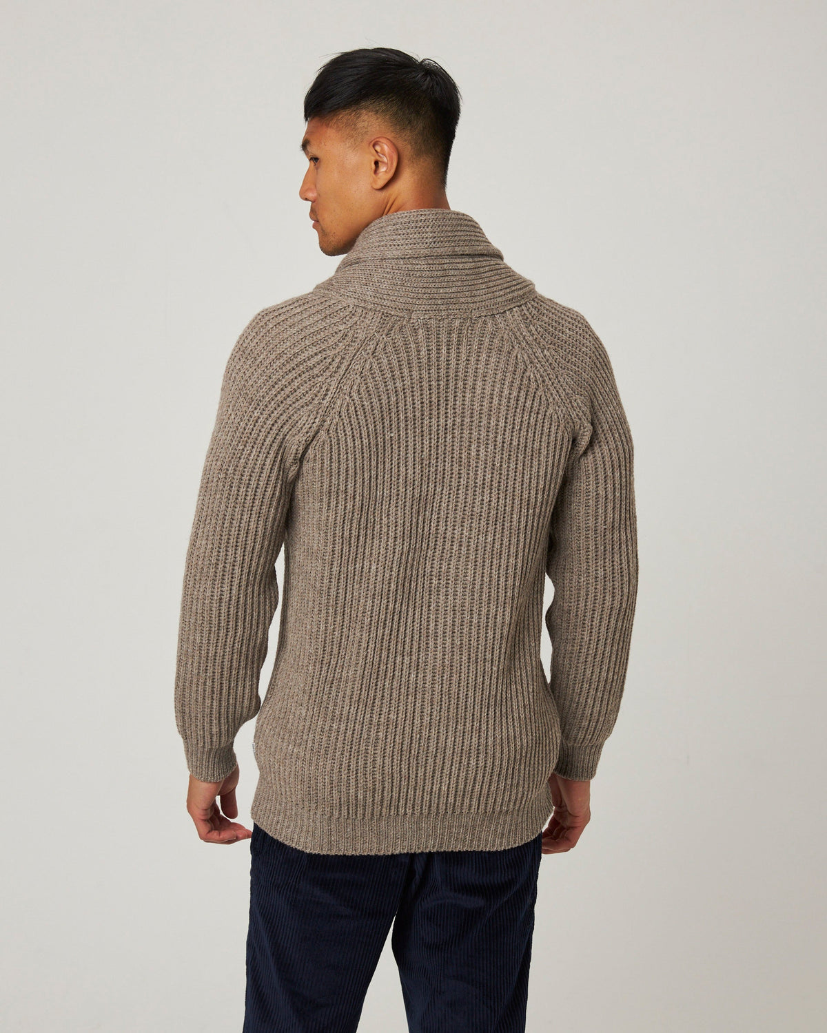 Peregrine - Wilkinson Cardigan in Oak Merino