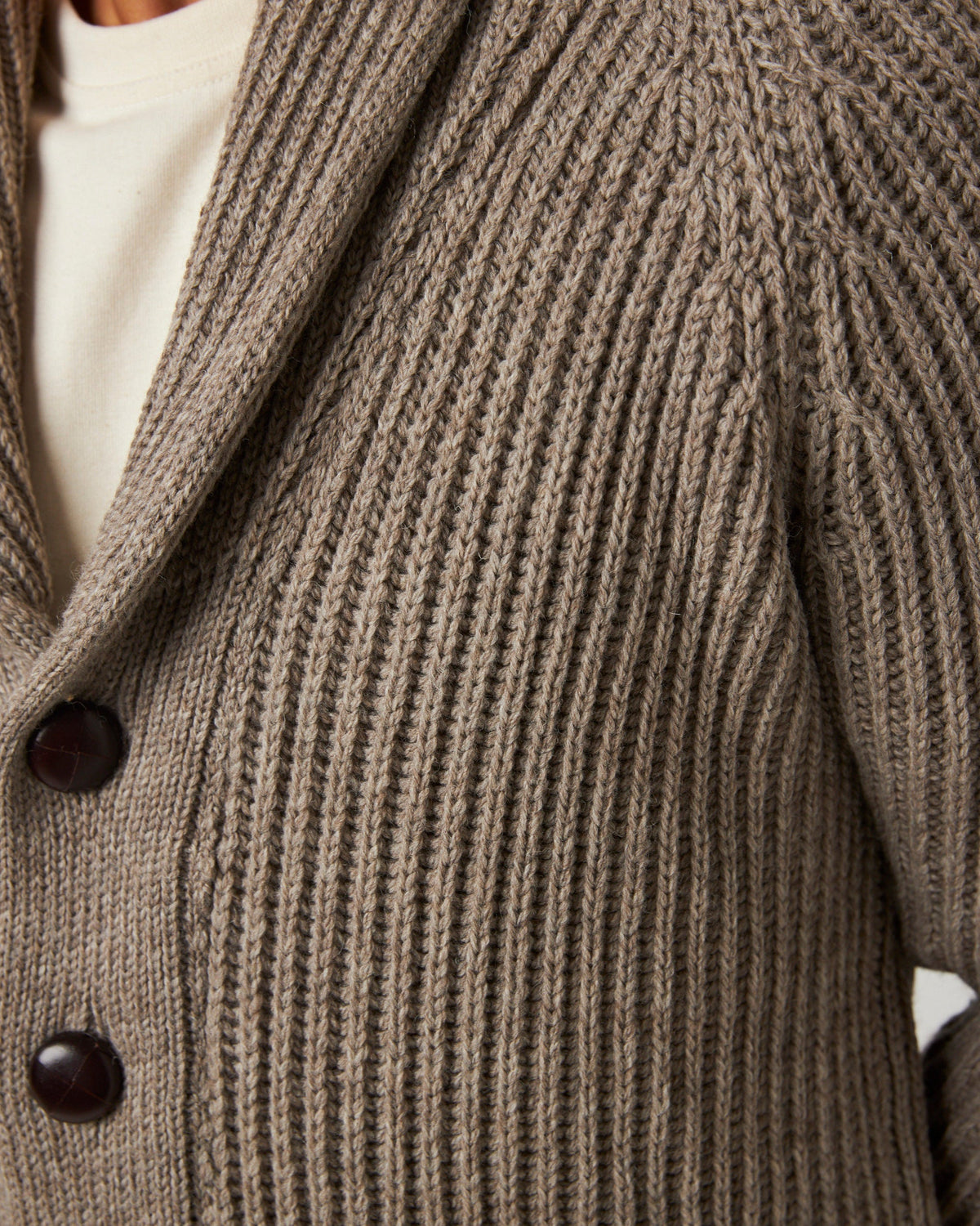 Peregrine - Wilkinson Cardigan in Oak Merino