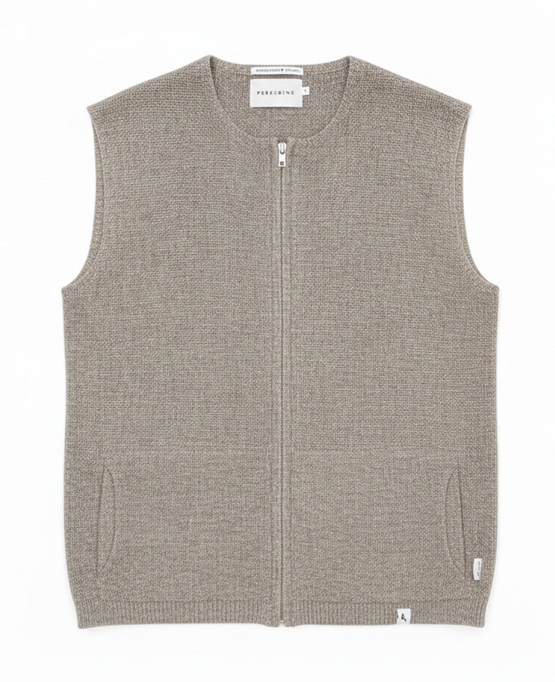 Peregrine - Marina Gilet in Oak Merino