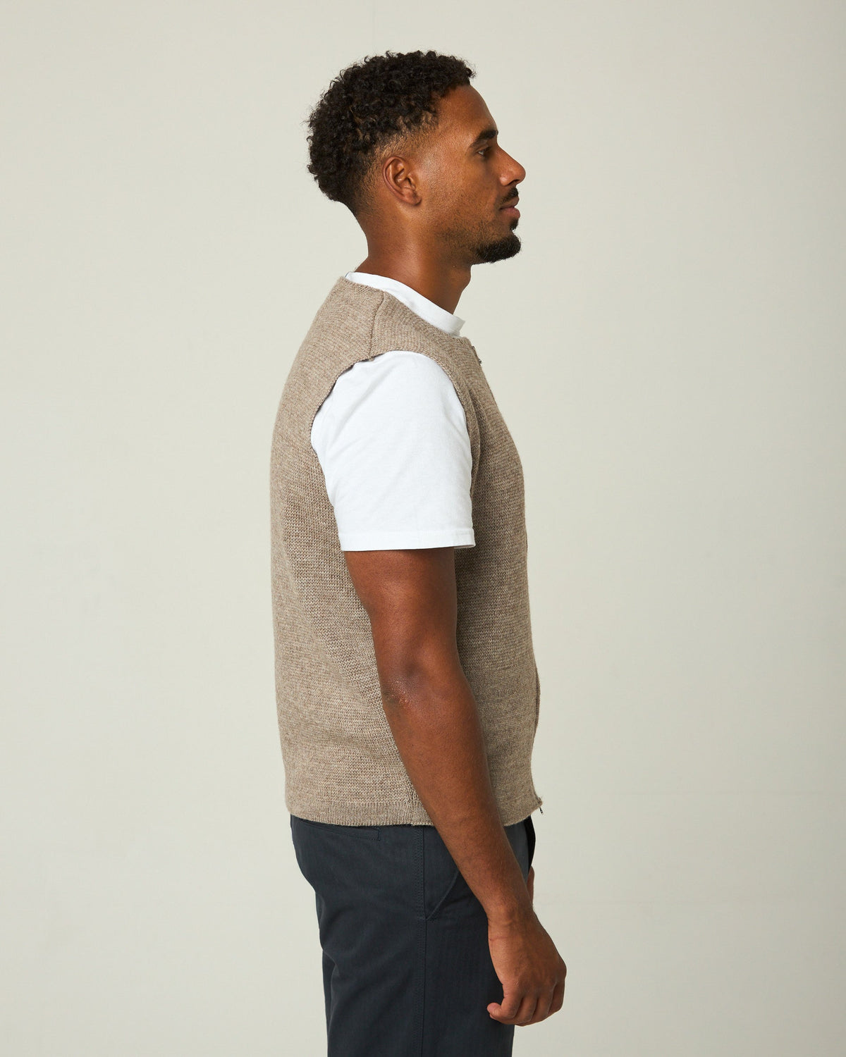 Peregrine - Marina Gilet in Oak Merino
