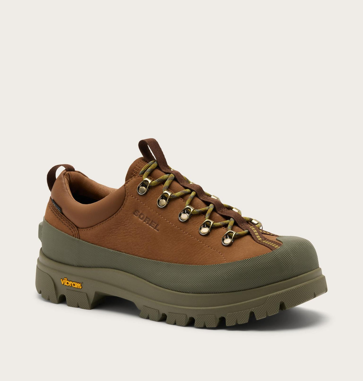 SOREL - Daystorm Nomad GTX Men's Shoe in Velvet Tan and Stone Green