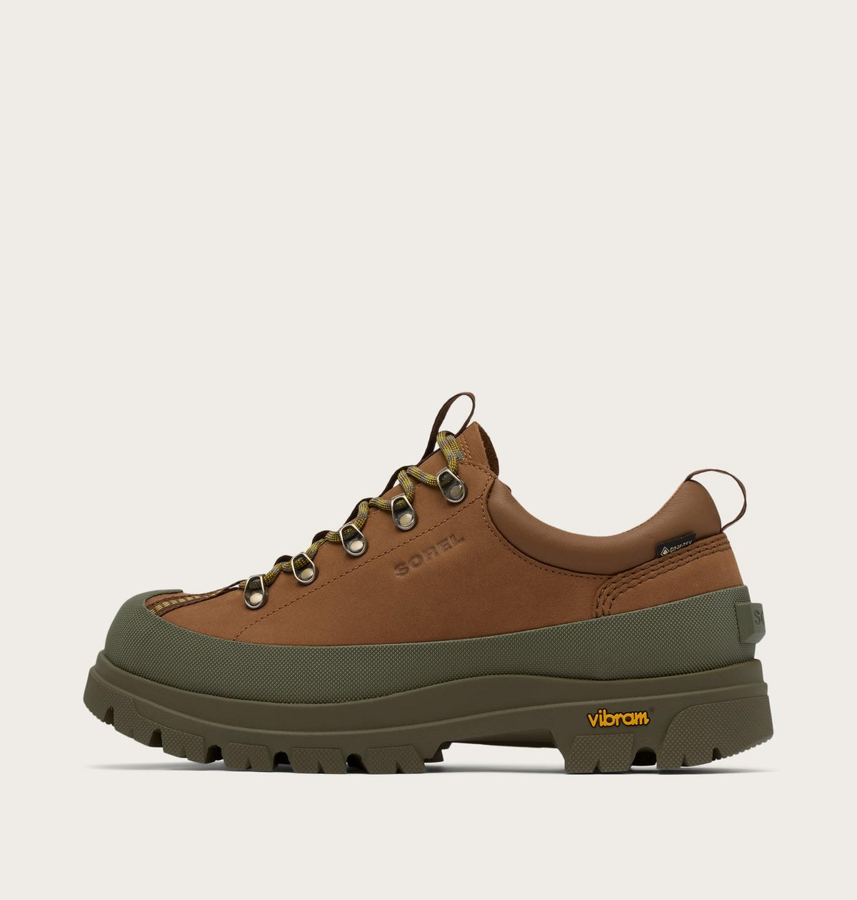 SOREL - Daystorm Nomad GTX Men's Shoe in Velvet Tan and Stone Green