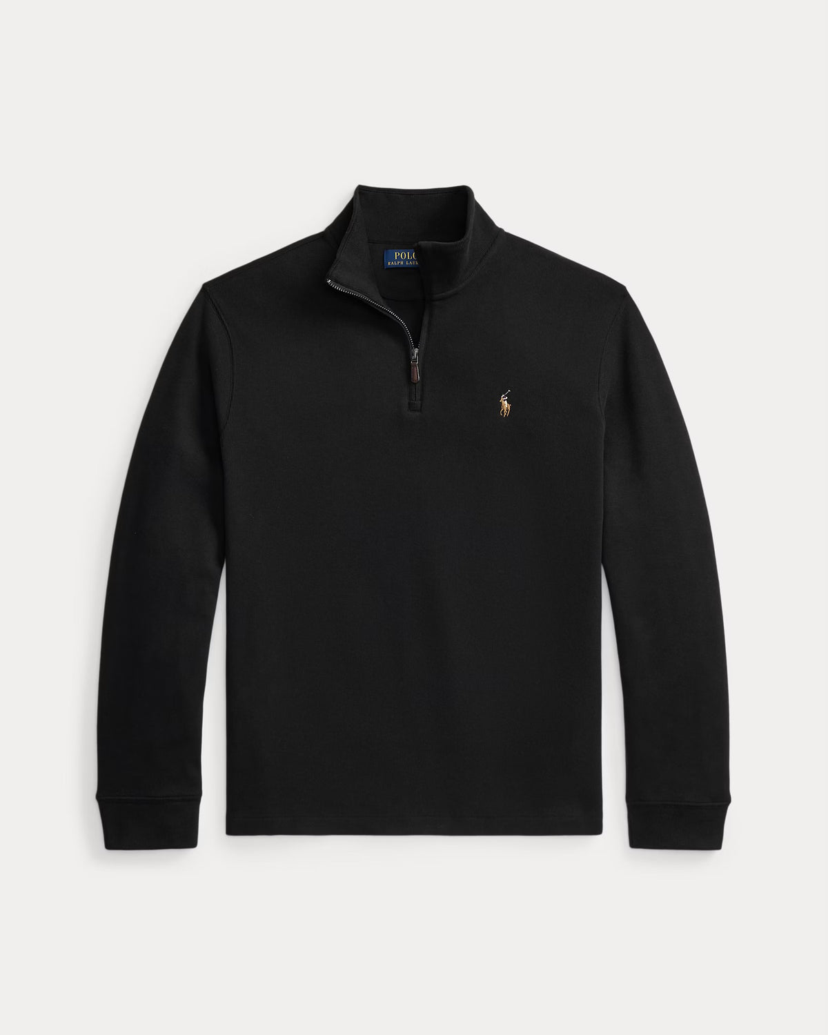 Polo Ralph Lauren - Estate-Rib Quarter-Zip Pullover in Black