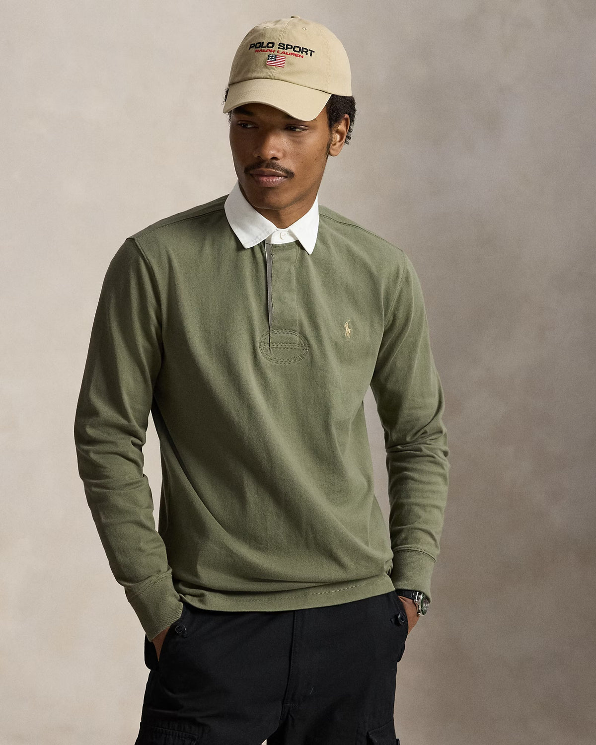 Polo Ralph Lauren - The Iconic Rugby Shirt in Cruise Olive