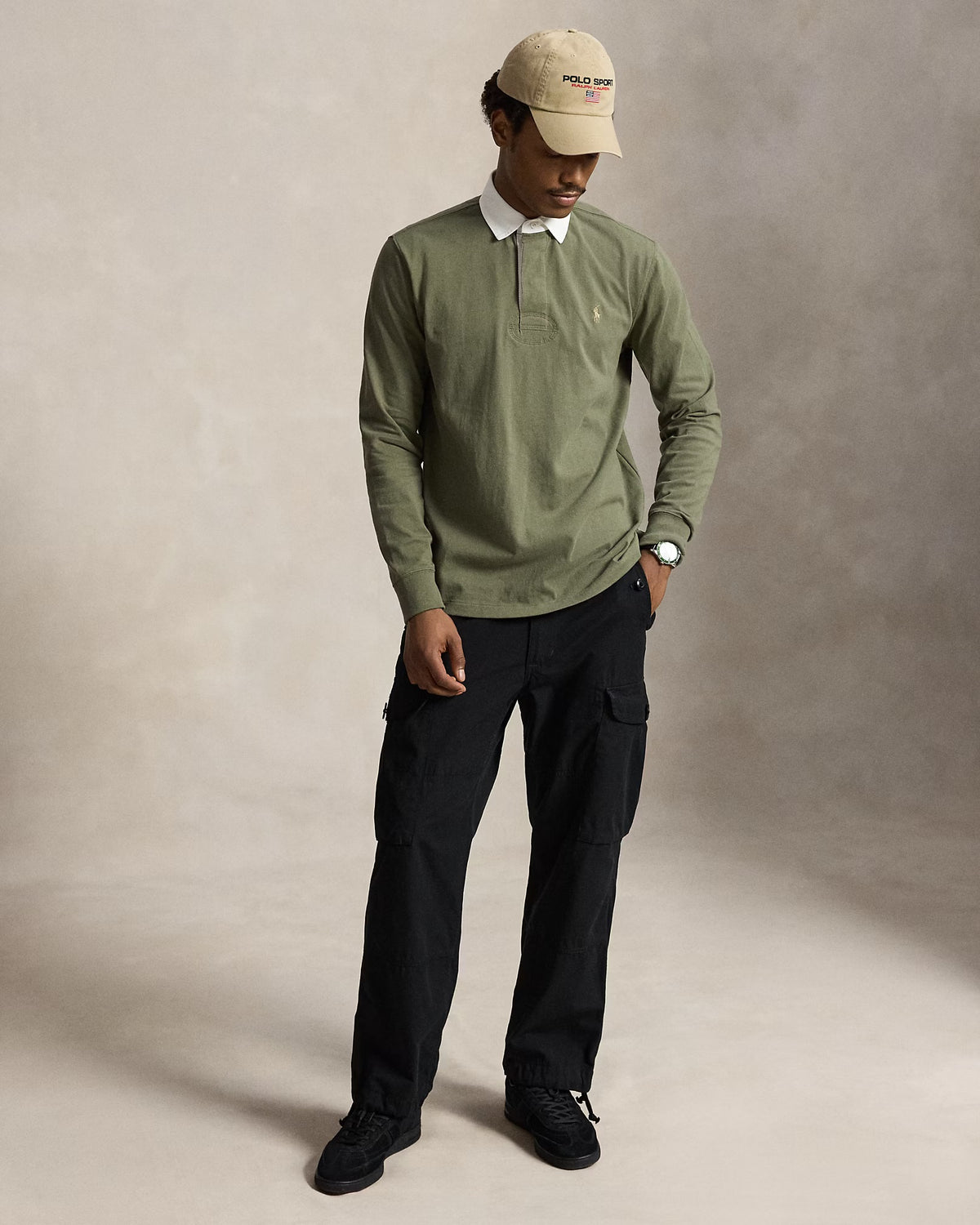 Polo Ralph Lauren - The Iconic Rugby Shirt in Cruise Olive
