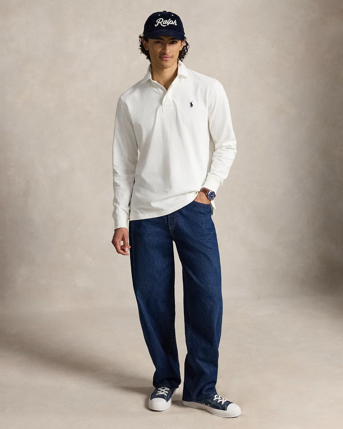 Polo Ralph Lauren - The Iconic Rugby Shirt in Trophy Cream