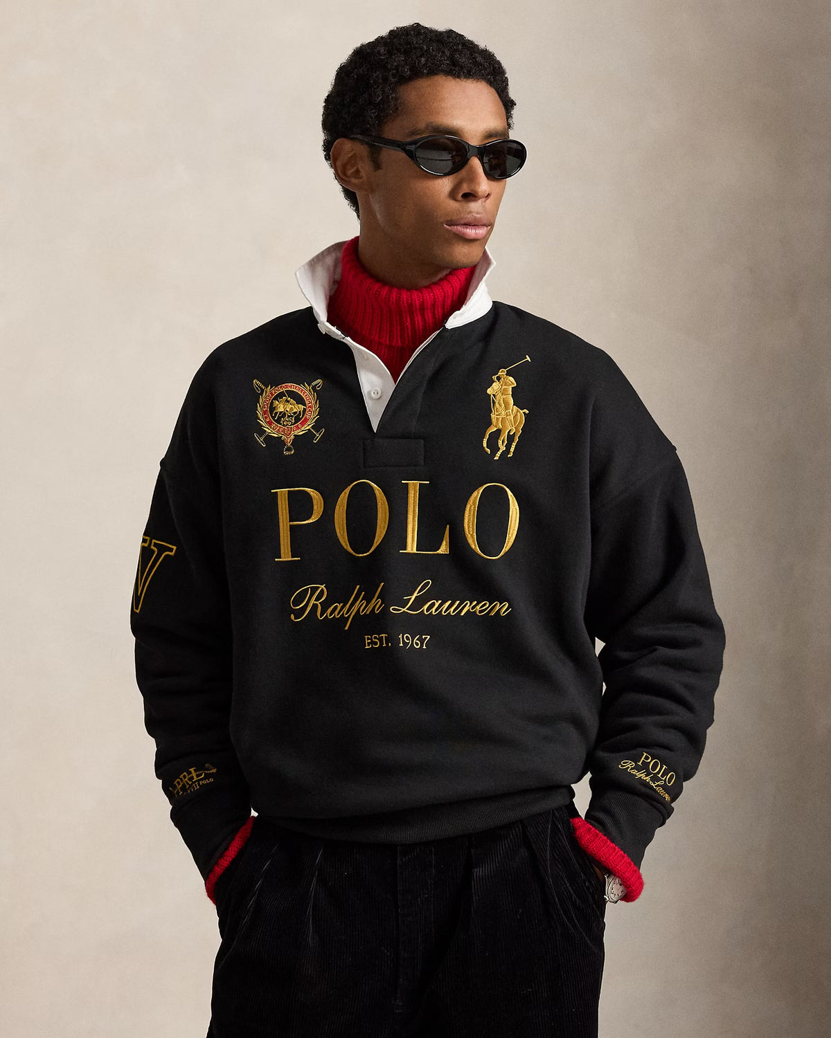 Polo Ralph Lauren - Relaxed Fit Big Pony Rugby Sweatshirt
