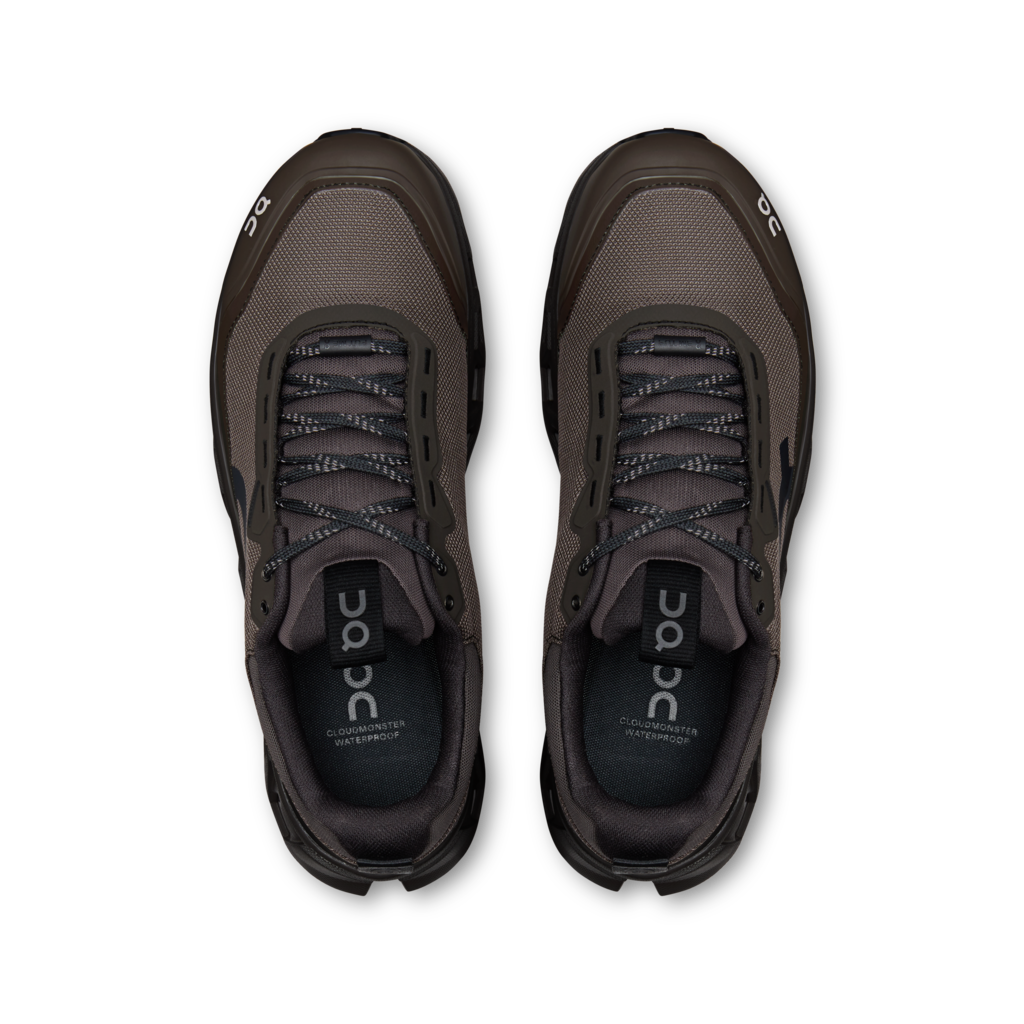 On Running - Cloudmonster 1 Waterproof in Espresso/Sable