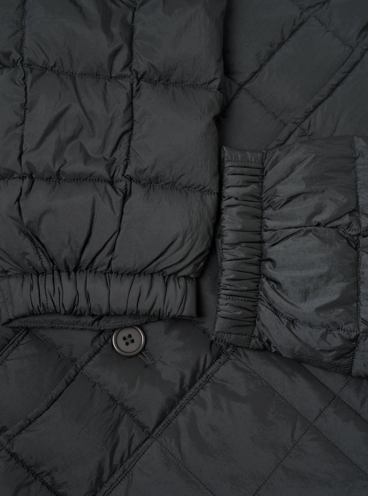 Universal Works x TAION - Nylon Soft Shell Down Rams Jacket in Charcoal