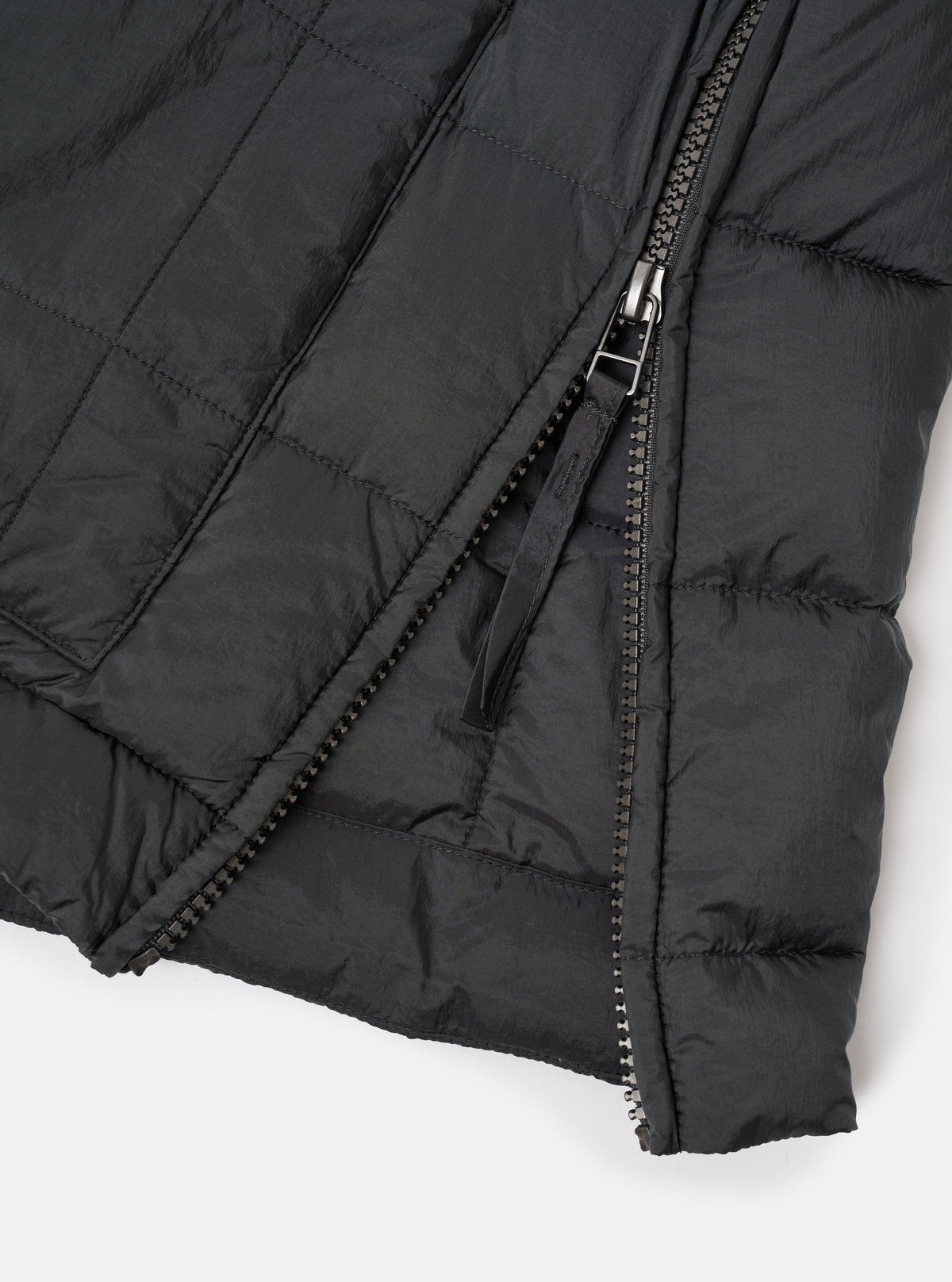 Universal Works x TAION - Nylon Soft Shell Down Rams Jacket in Charcoal