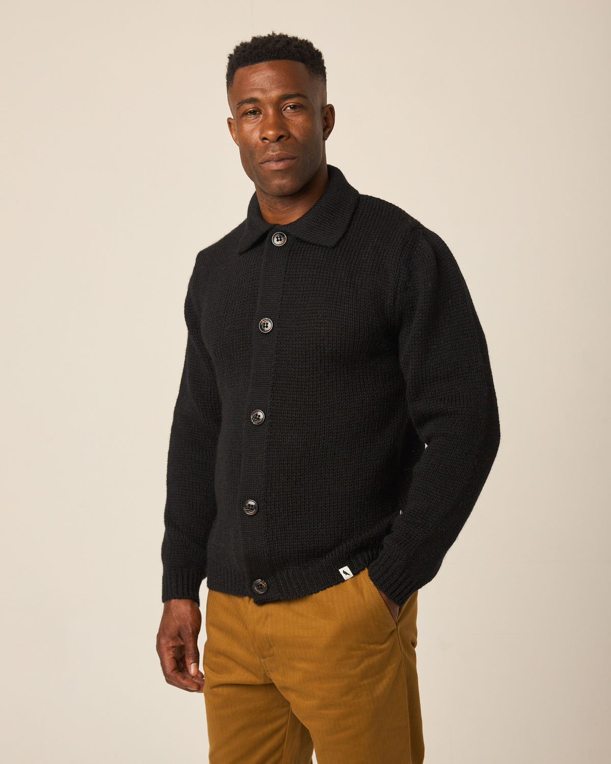 Peregrine - Bristol Knitted Shacket in Black
