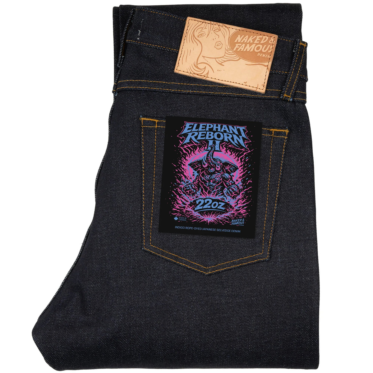 Naked & Famous Denim - True Guy in Elephant 2 Reborn