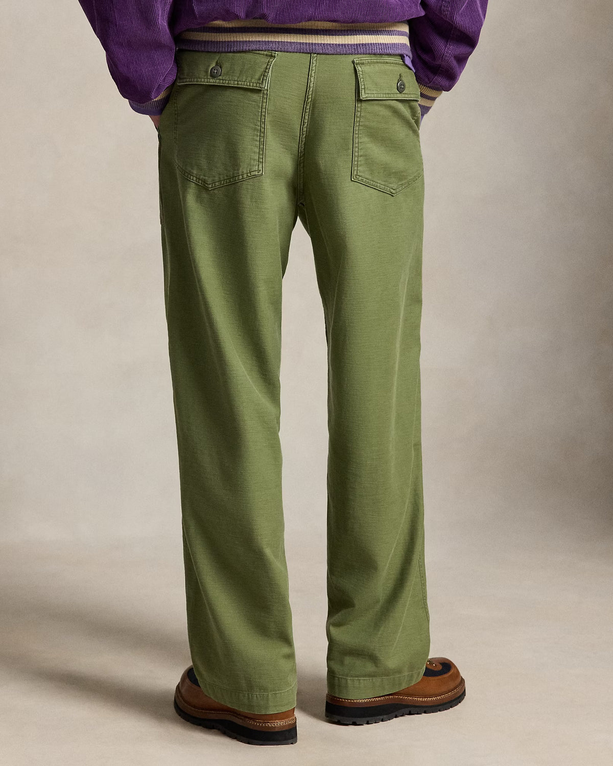 Polo Ralph Lauren - Relaxed Fit Reverse-Sateen Utility Pant in Garden Trail