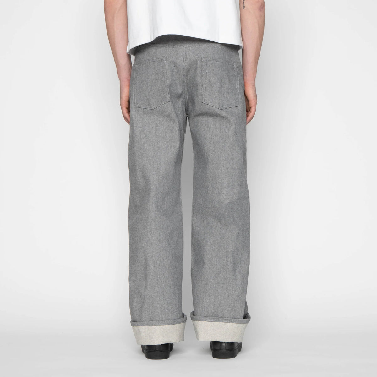 Naked & Famous Denim - Strong Guy in Heather Grey Selvedge