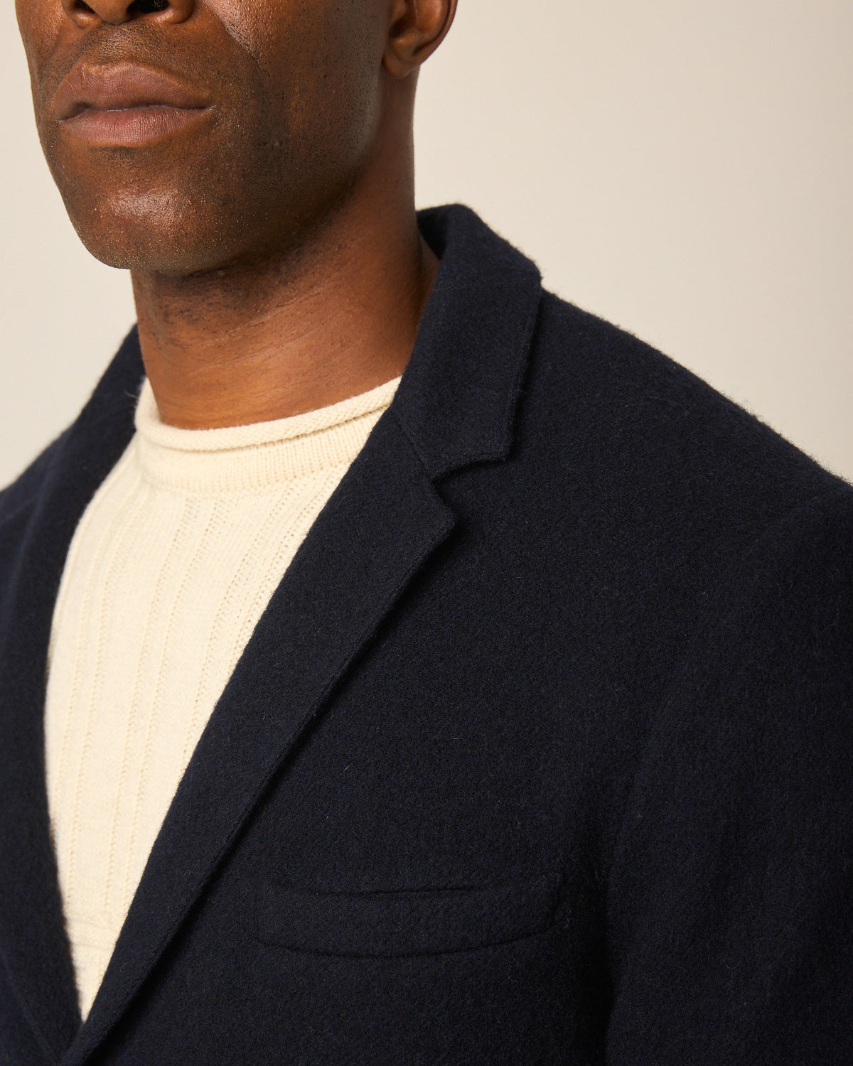 Peregrine - Regent Wool Blazer in Navy
