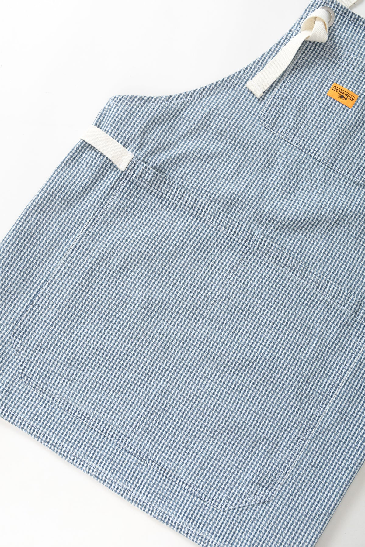 Service Works - House Gingham Apron in Blue