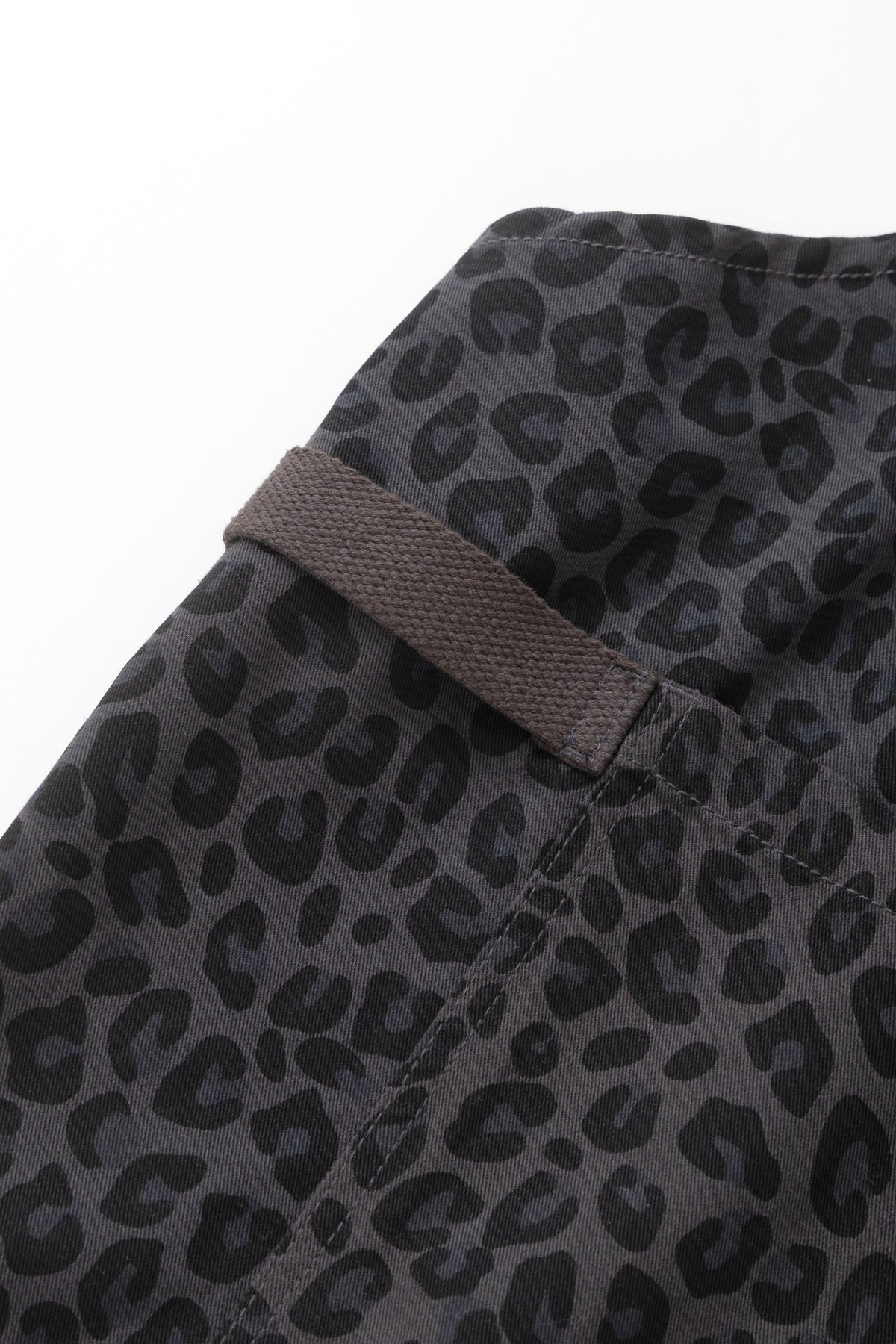 Service Works - Patterned Apron in Black Leopard