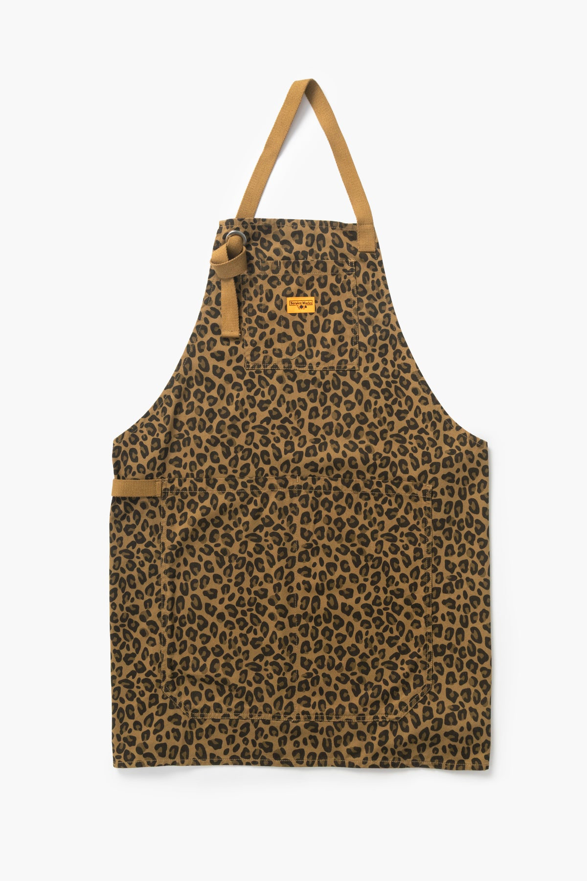 Service Works - Patterned Apron in Brown Leopard