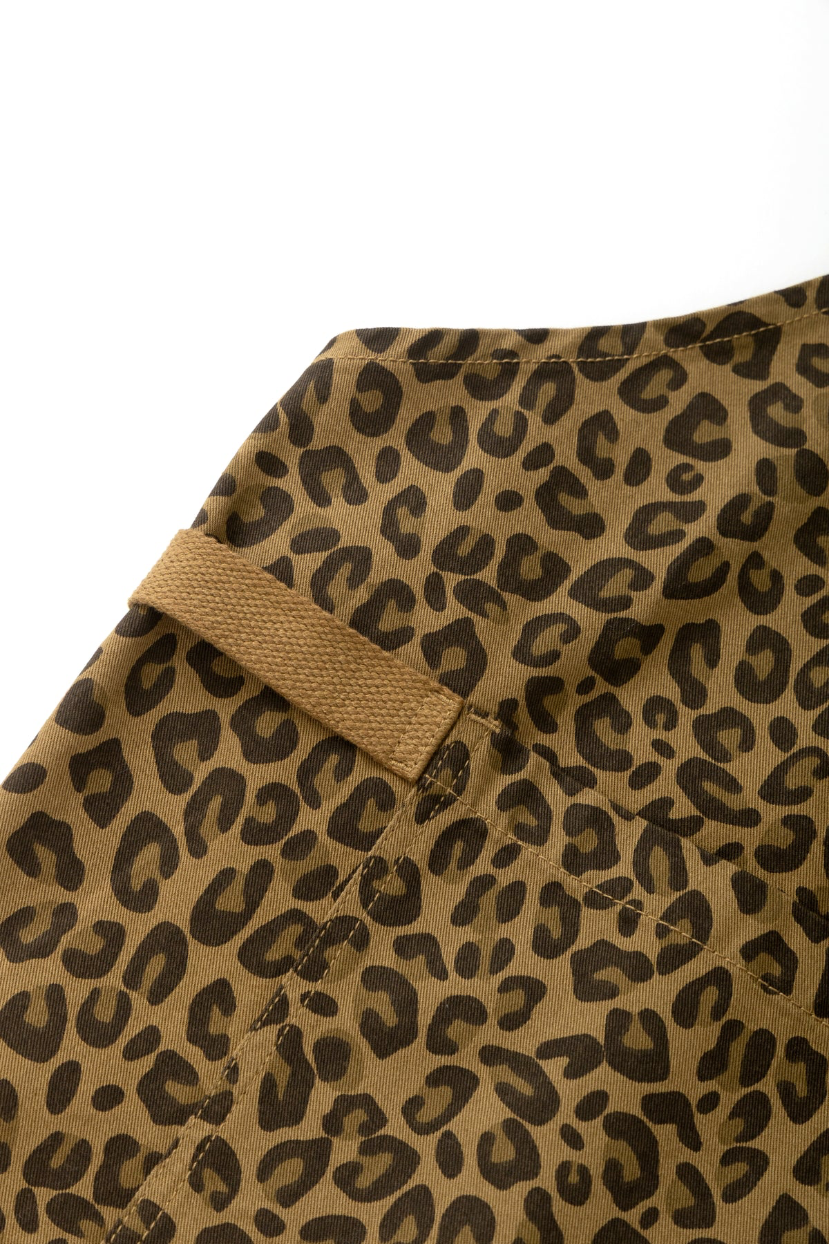 Service Works - Patterned Apron in Brown Leopard