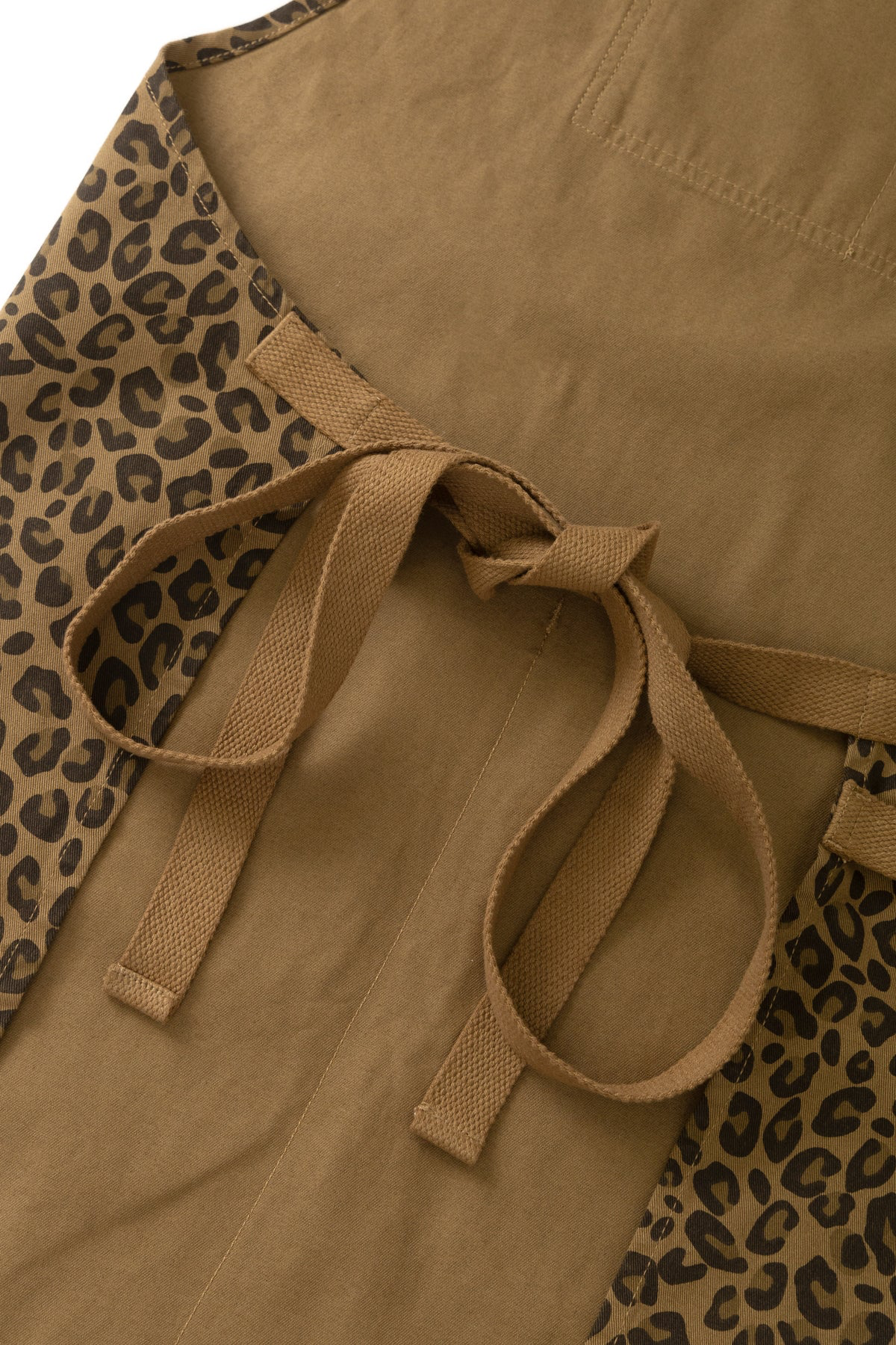 Service Works - Patterned Apron in Brown Leopard