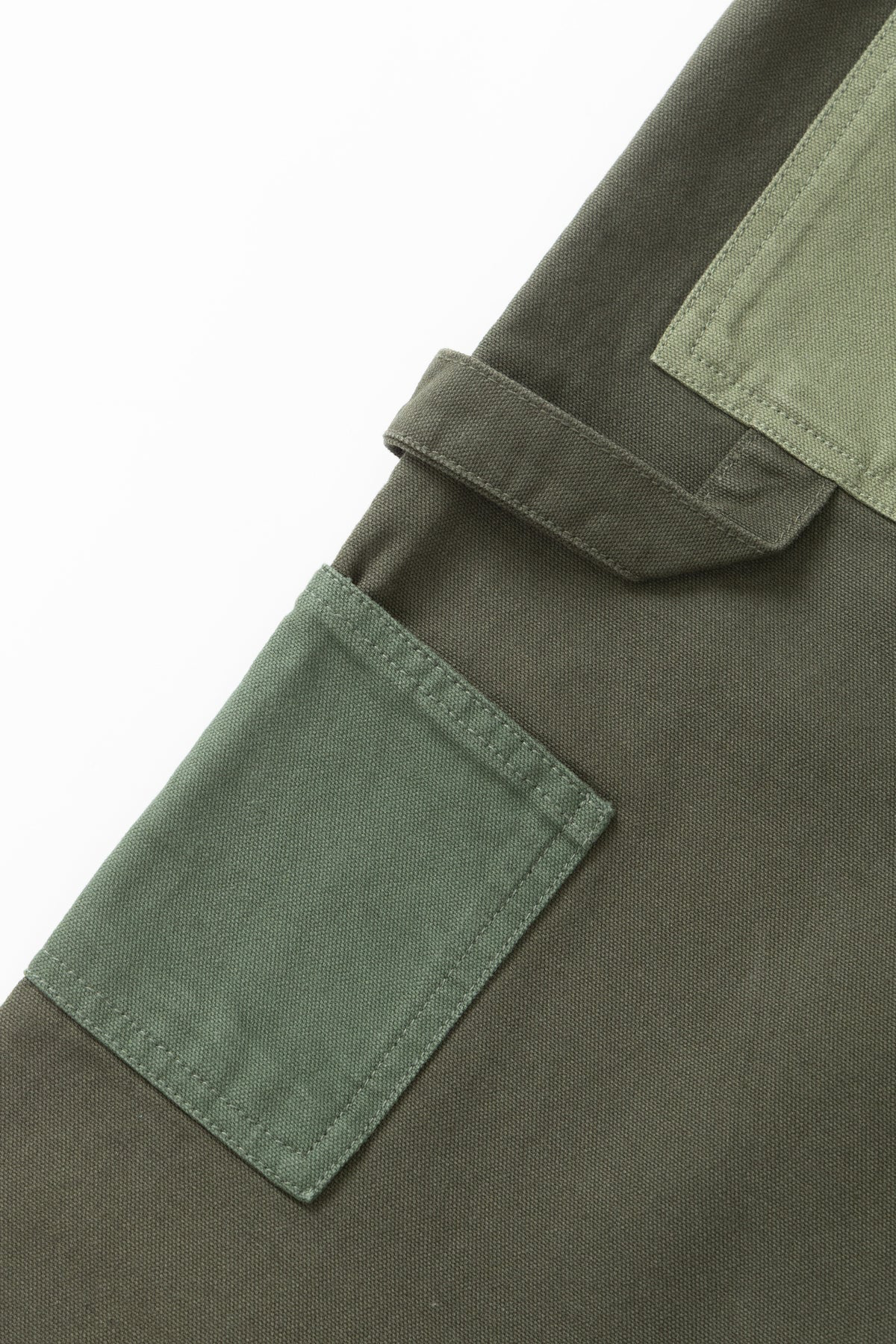 Service Works - Patchwork Utility Chef Pants in Green