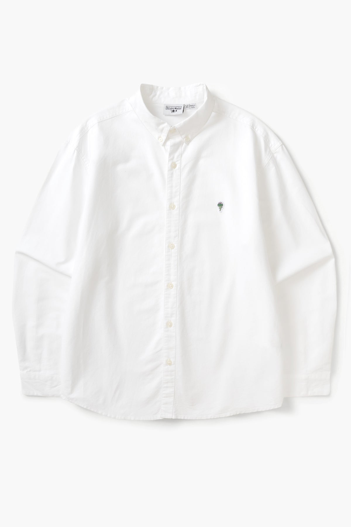 Service Works - Artichoke Oxford Shirt in White