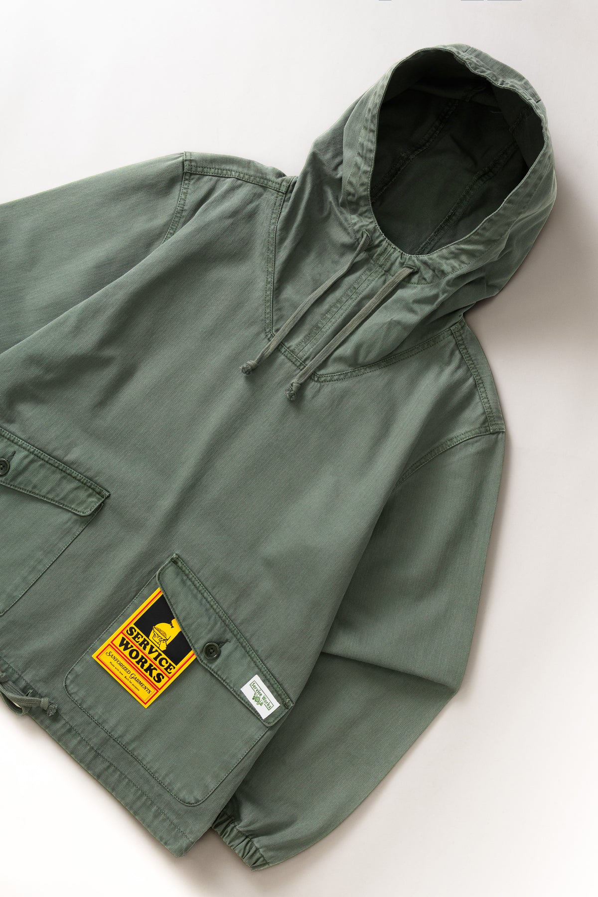 Service Works - Pigment Herringbone Smock 2.0 in Olive