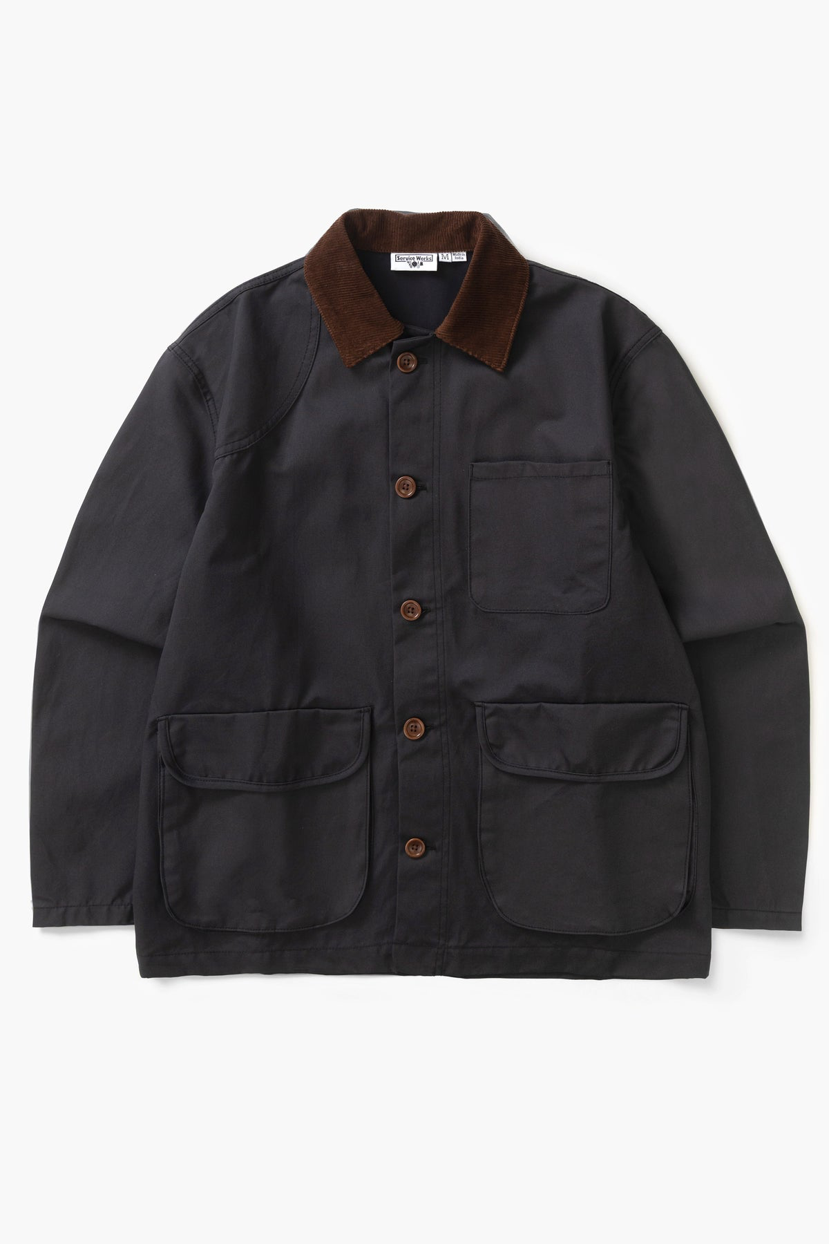 Service Works - Waxed Barn Coat Black