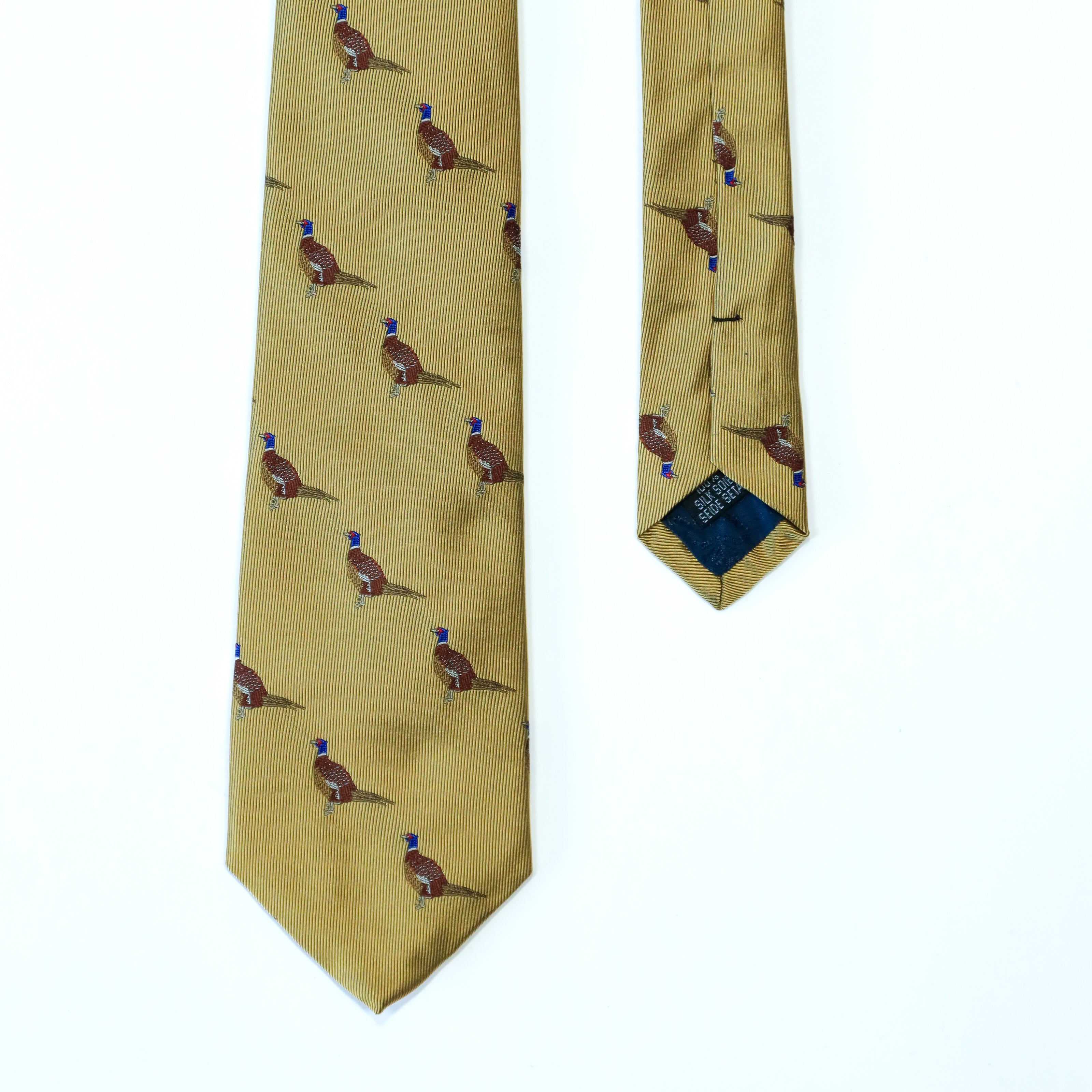 Atkinsons - Silk Faille Tie: Classic Pheasant