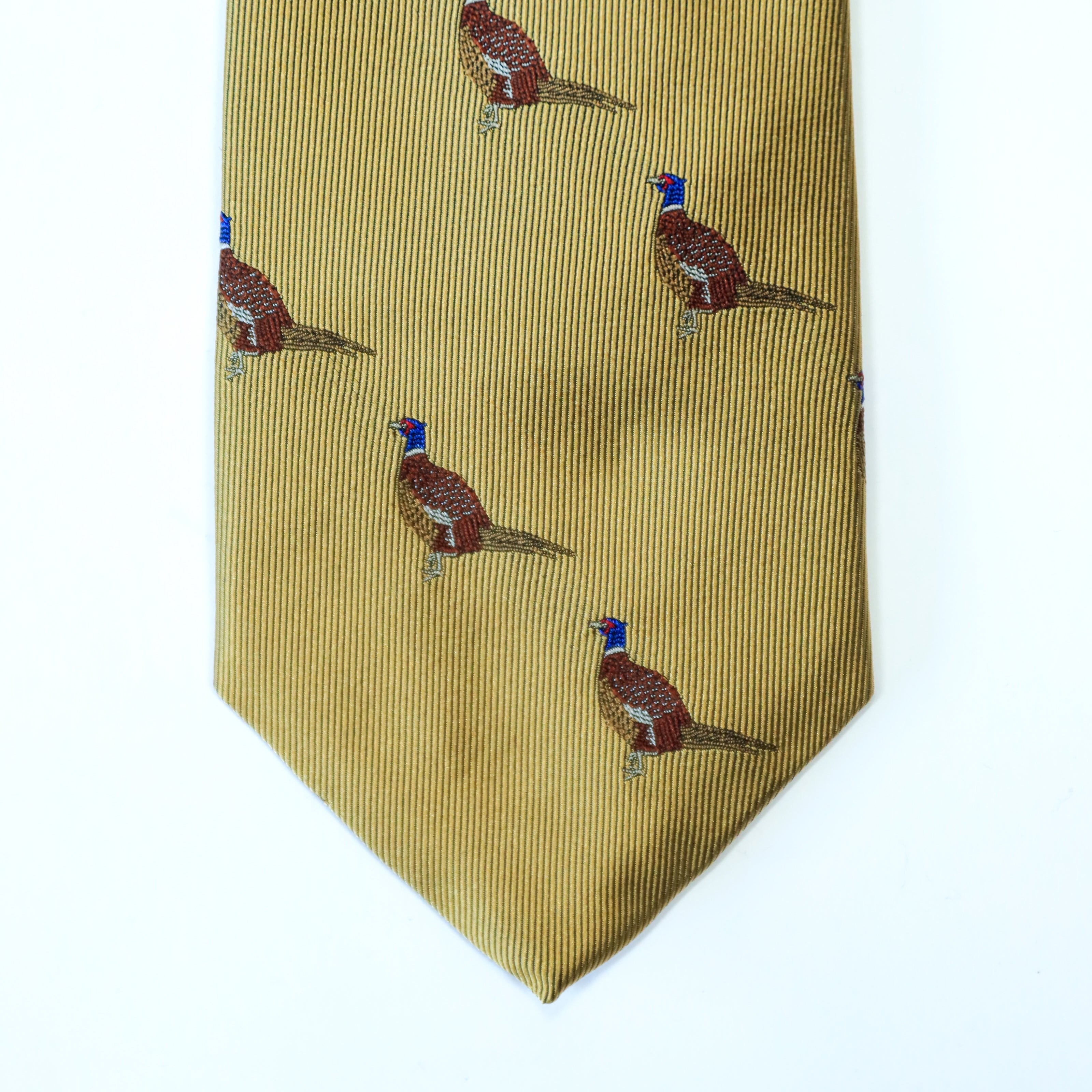Atkinsons - Silk Faille Tie: Classic Pheasant