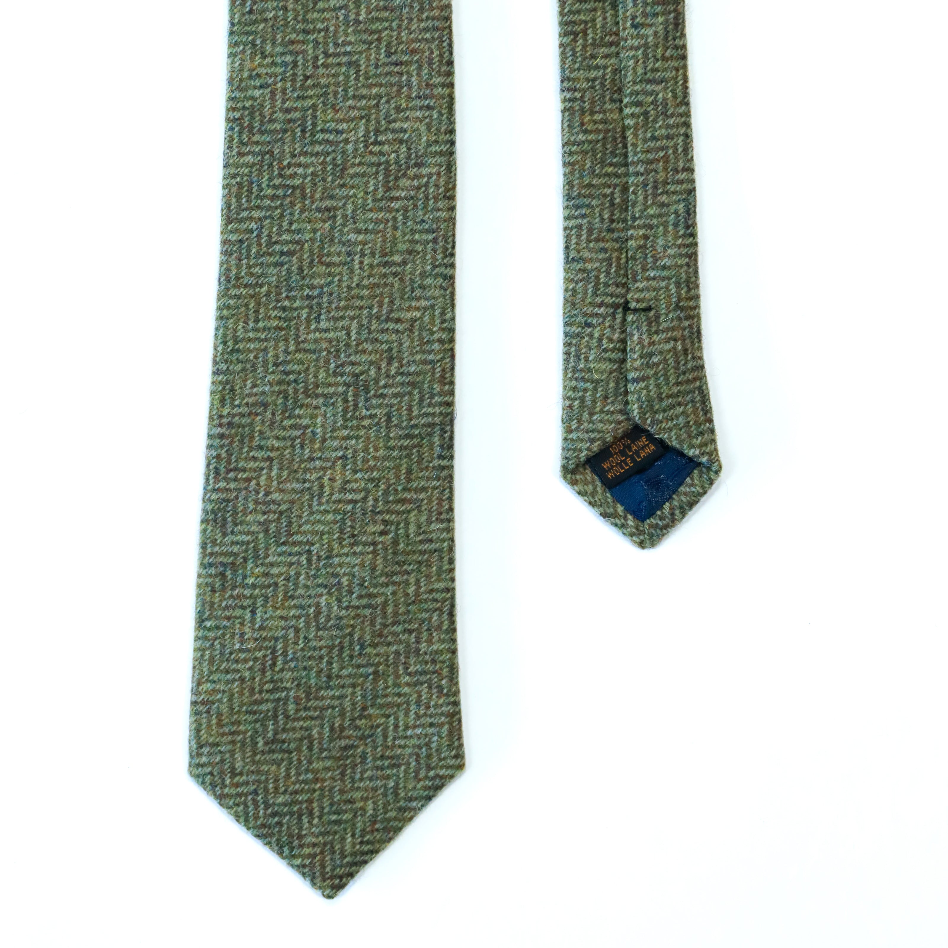 Atkinsons - Wool Herringbone Tie: Irish Moor
