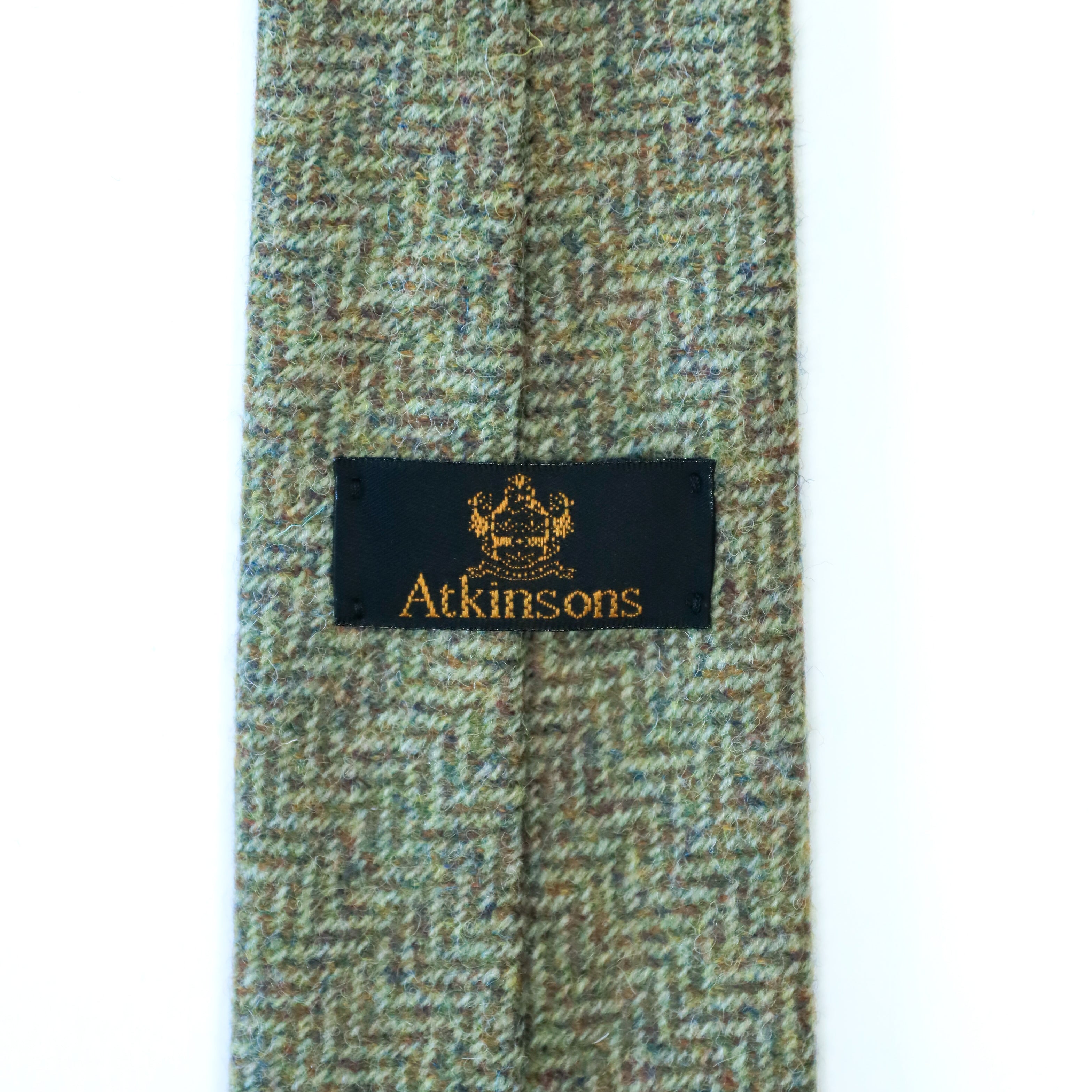 Atkinsons - Wool Herringbone Tie: Irish Moor