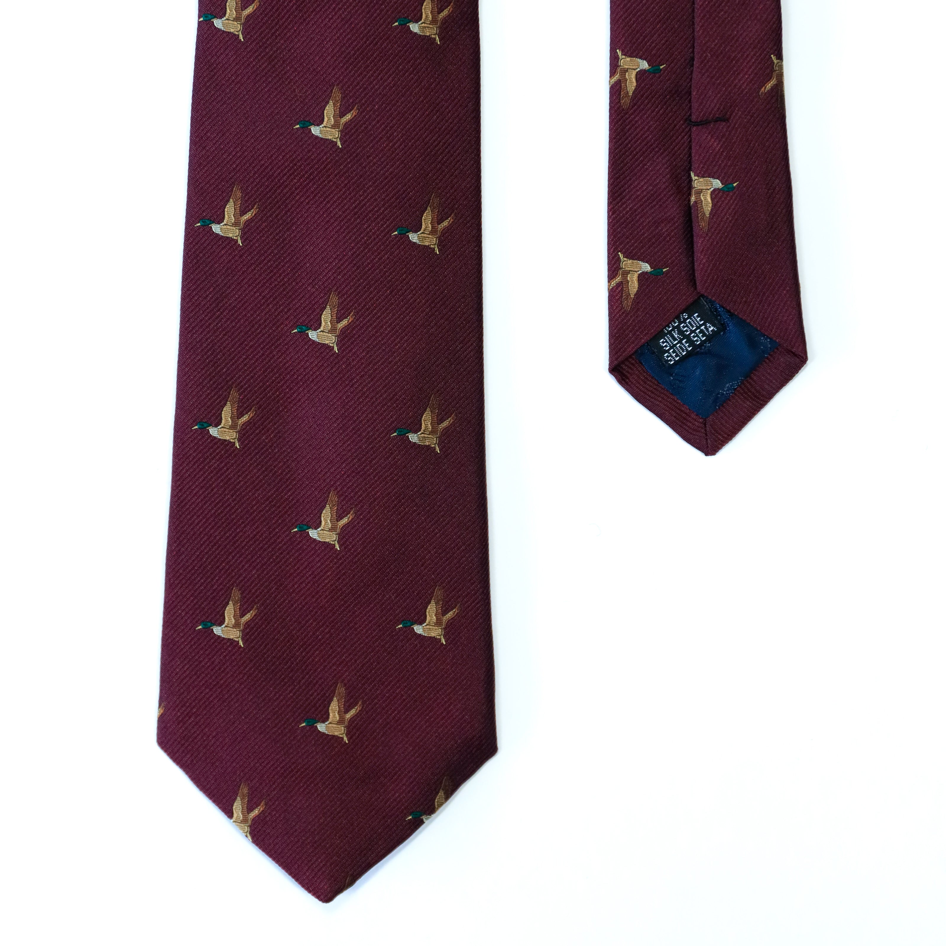Atkinsons - Silk Faille Tie: Mallard